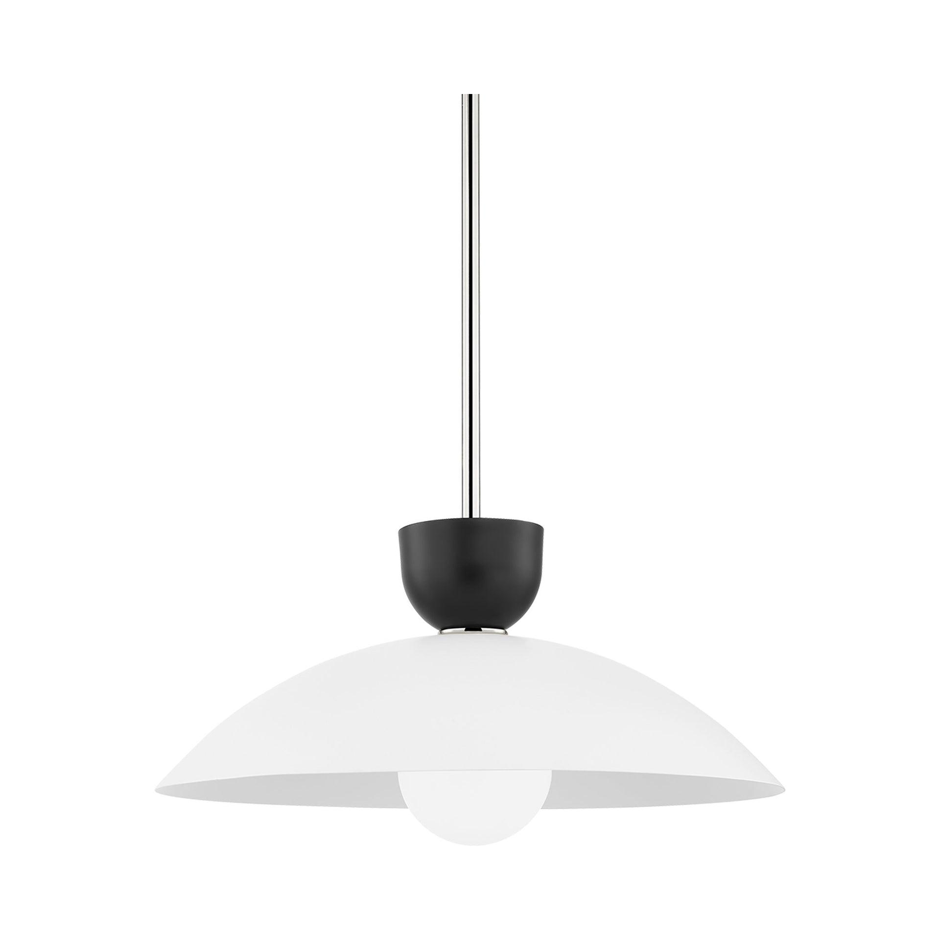 Leander Pendant Light - Polished Nickel / 20" Dia