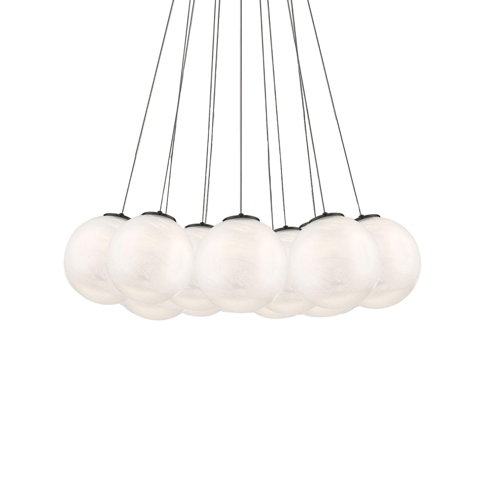 Cosmic 12 - Light Black LED Cluster Pendant