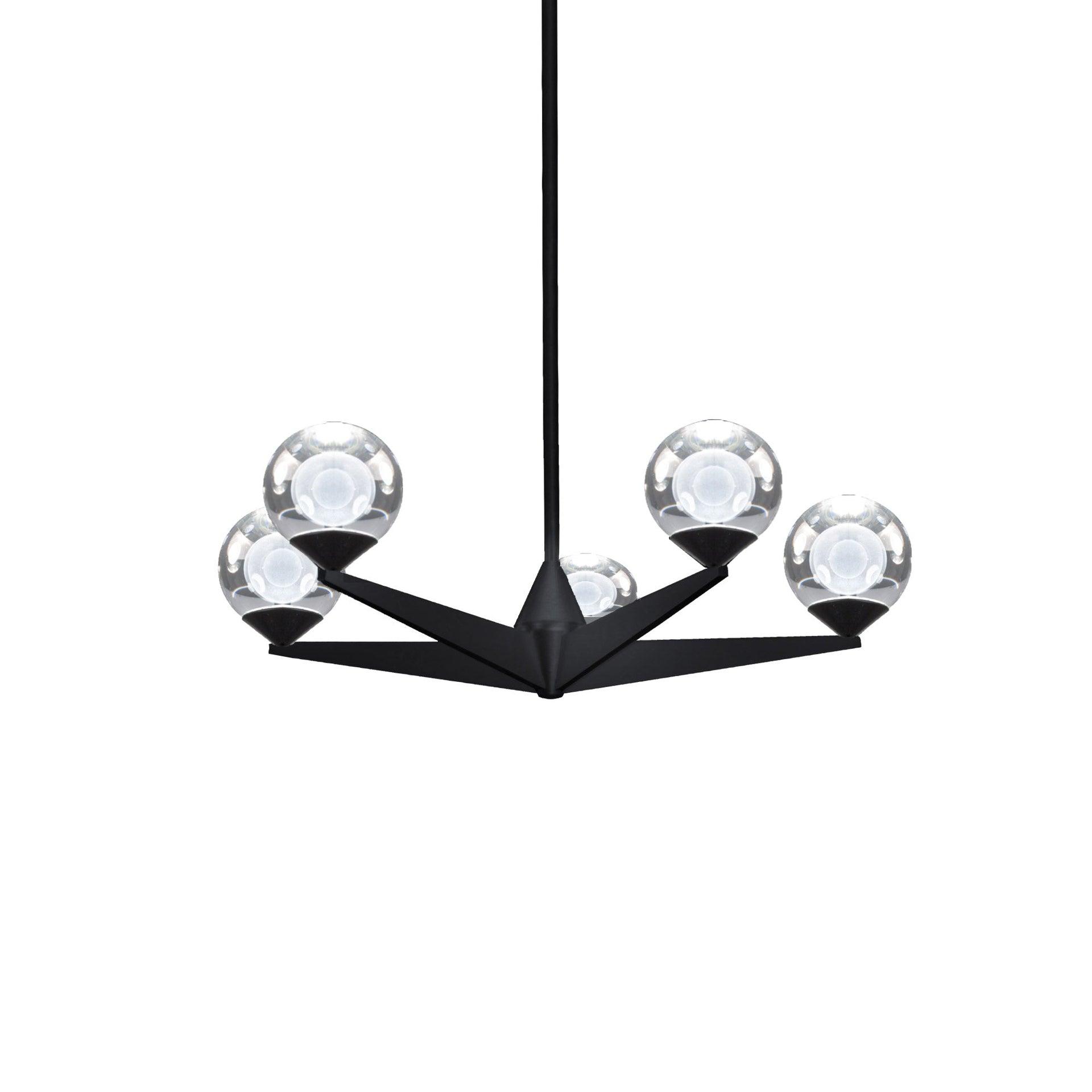 Modern Forms Double Bubble 5 - Light Dimmable LED Globe Chandelier