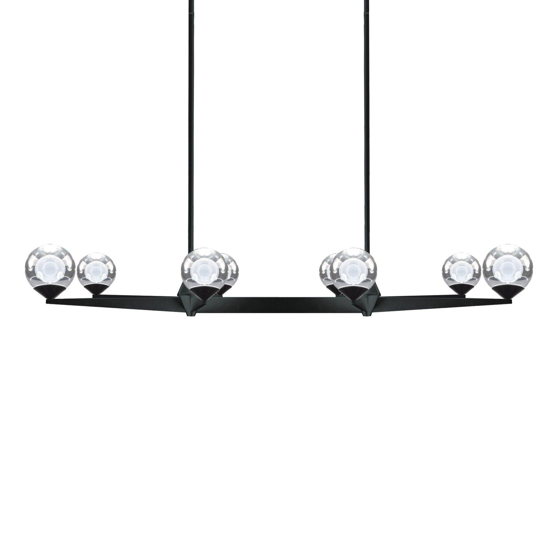 Modern Forms Double Bubble 8 - Light Dimmable LED Kitchen Island Linear Chandelier