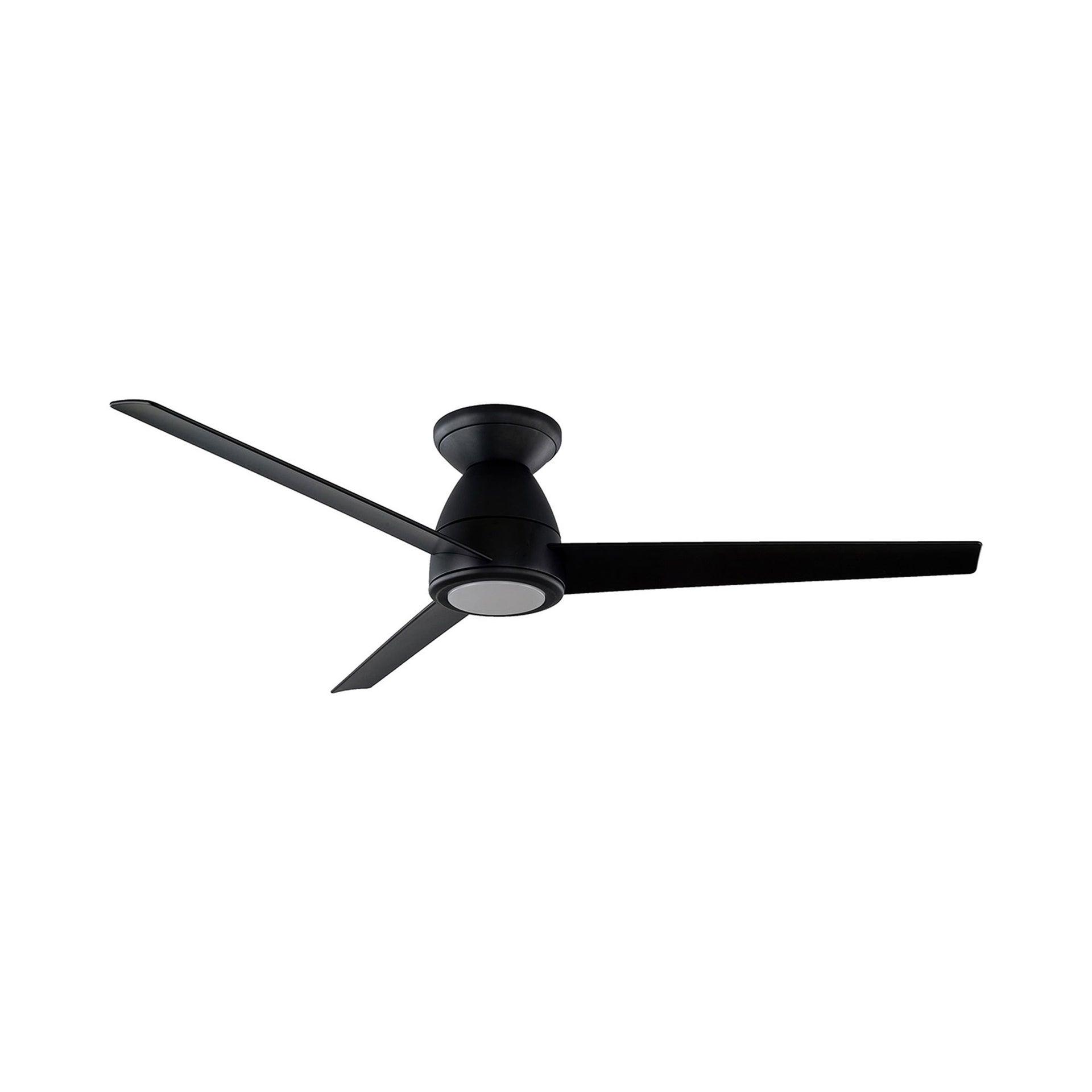 Tip Top 3 - Blade Smart Flush Mount Ceiling Fan with LED Light Kit and Bluetooth Remote Control Included Included