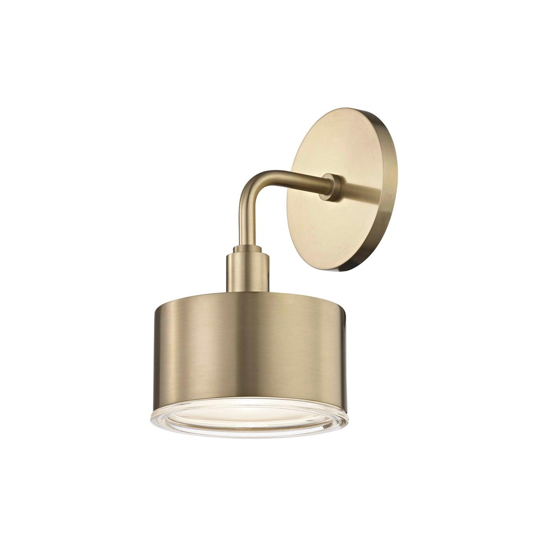 Nora Polished Nickel Dimmable LED Outdoor Wall Sconce
