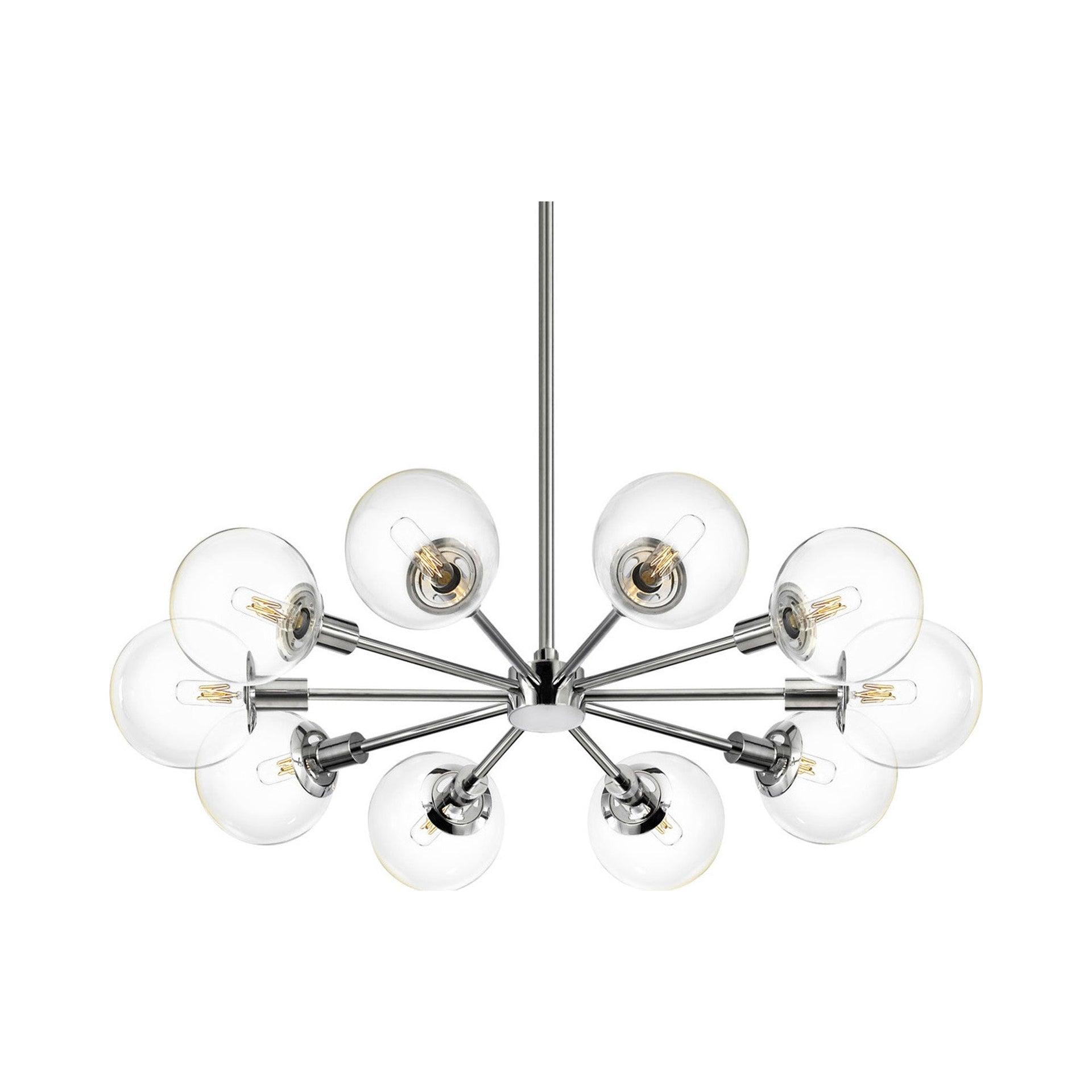 Orb 10 - Light Sputnik Sphere Chandelier