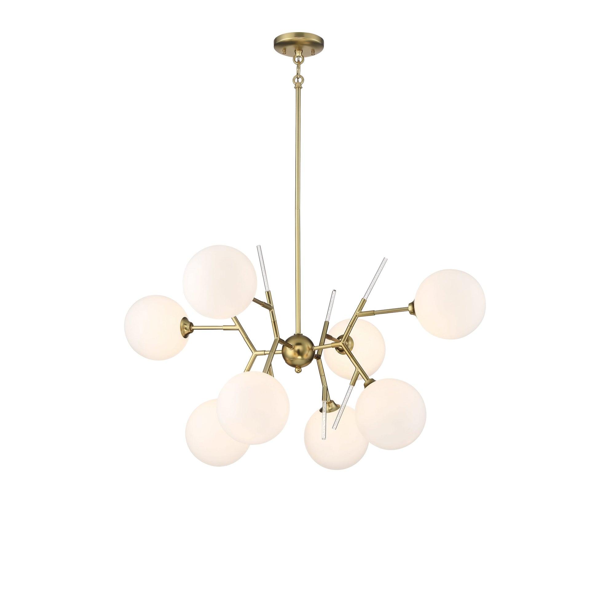 P1488-248-George Kovacs Lighting-8 Light Chandelier-36 Inches Wide by 26 Inches Tall -Traditional Installation