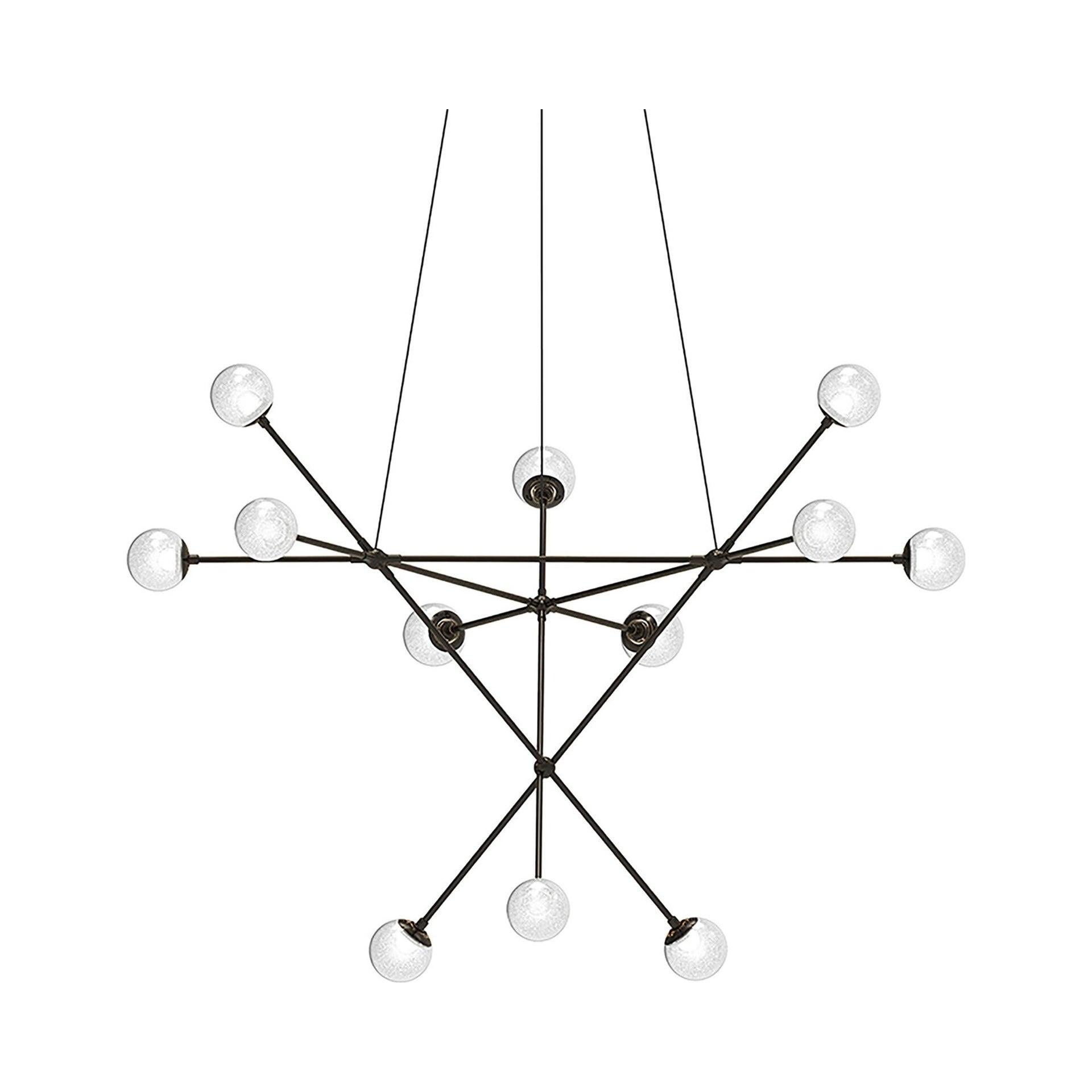 SONNEMAN Proton™ 12 - Light Dimmable LED Sputnik Sphere Chandelier