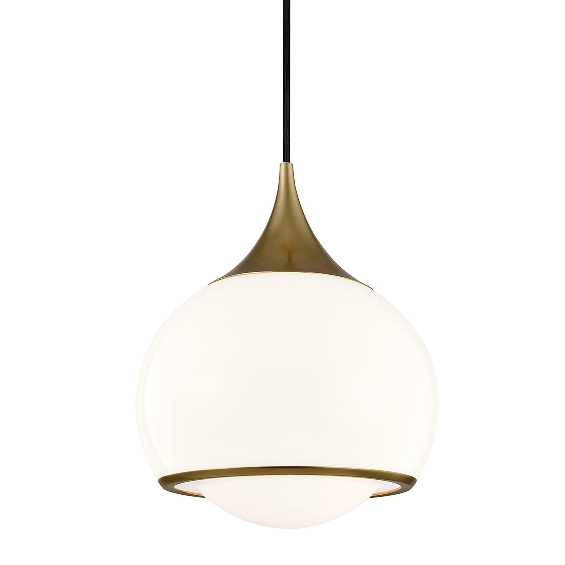 Kegan Single Light Glass Dimmable Pendant