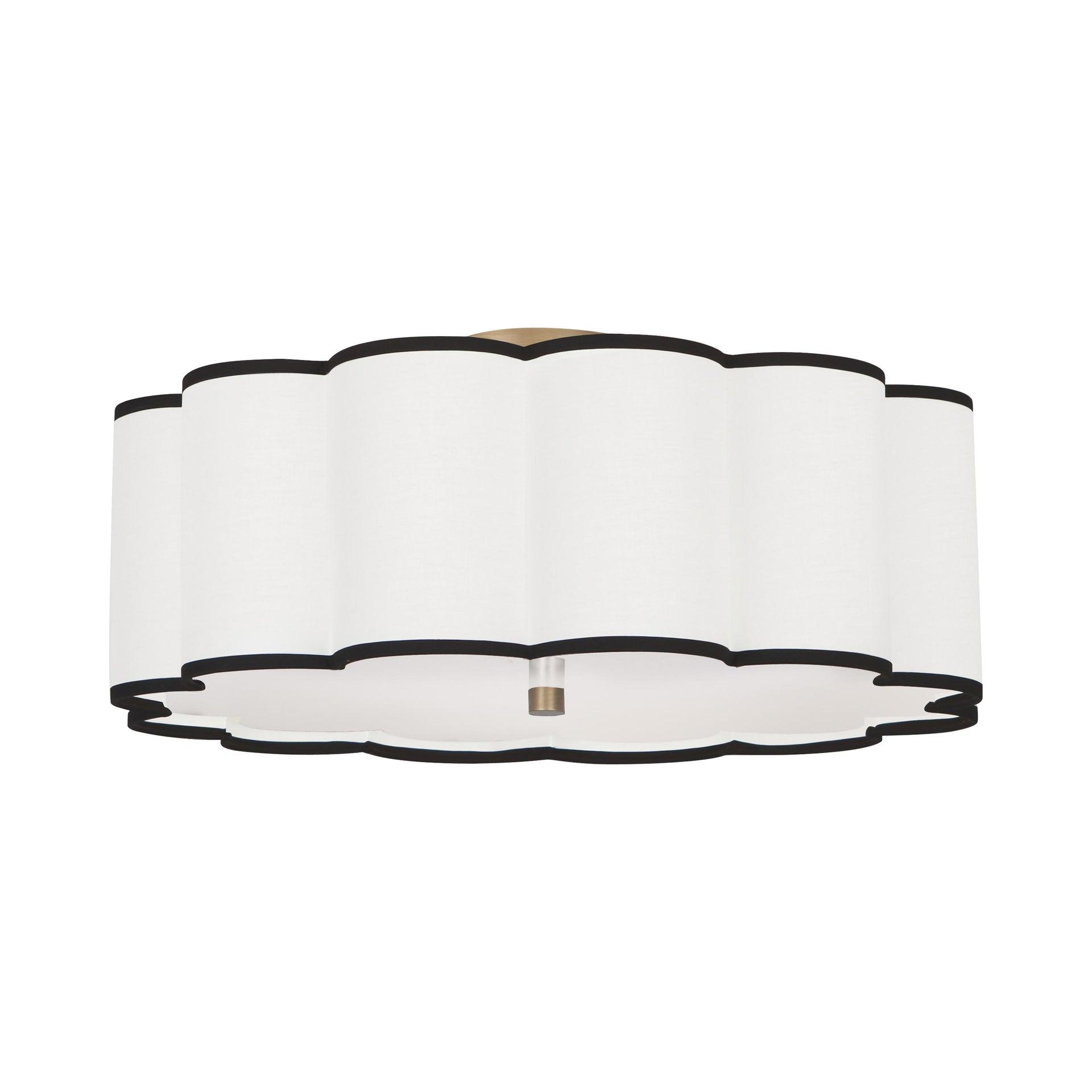 Tess Scalloped Flush Mount (16"-24")