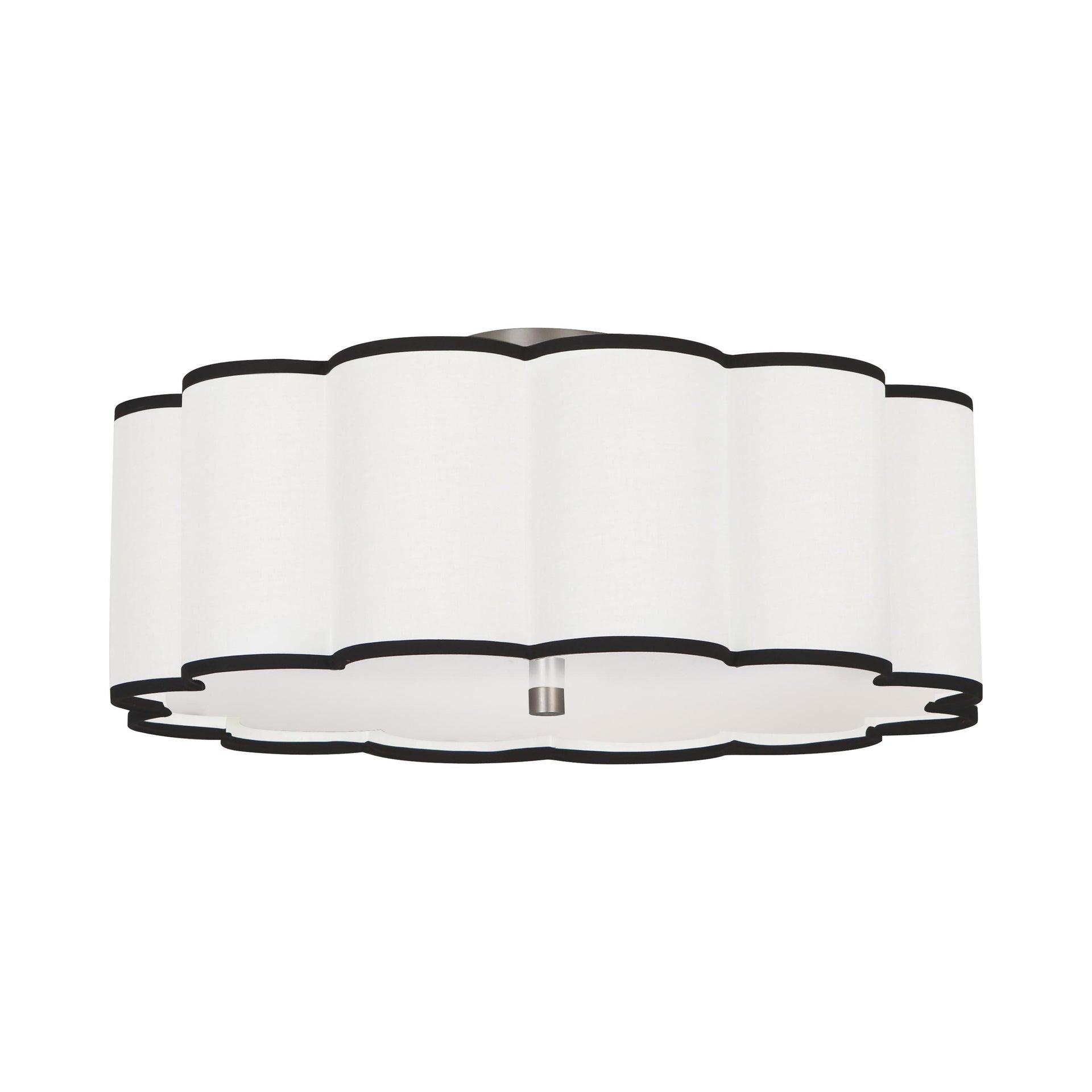 Tess Scalloped Flush Mount (16"-24")