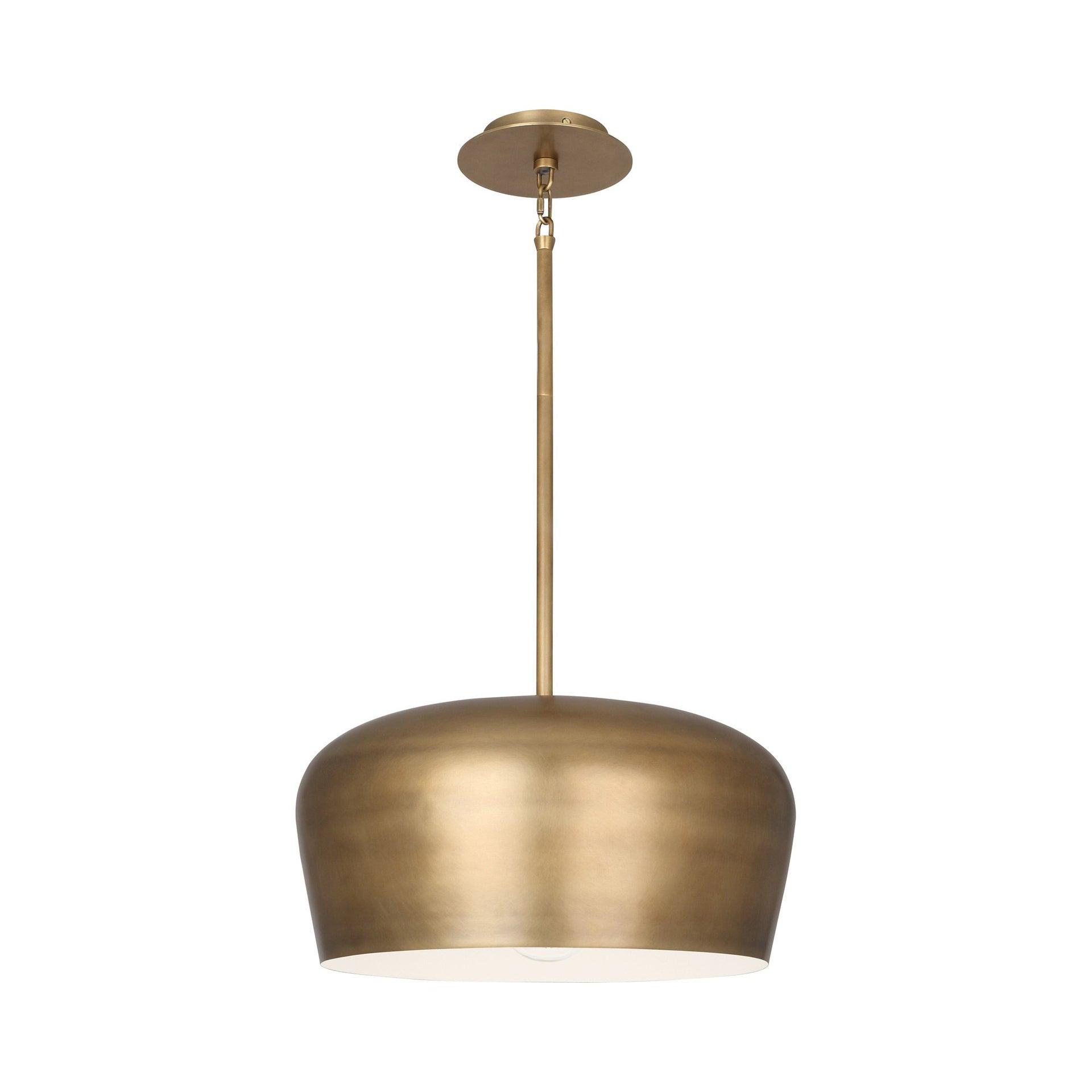 Galaxy 1 - Light Warm Brass Single Pendant