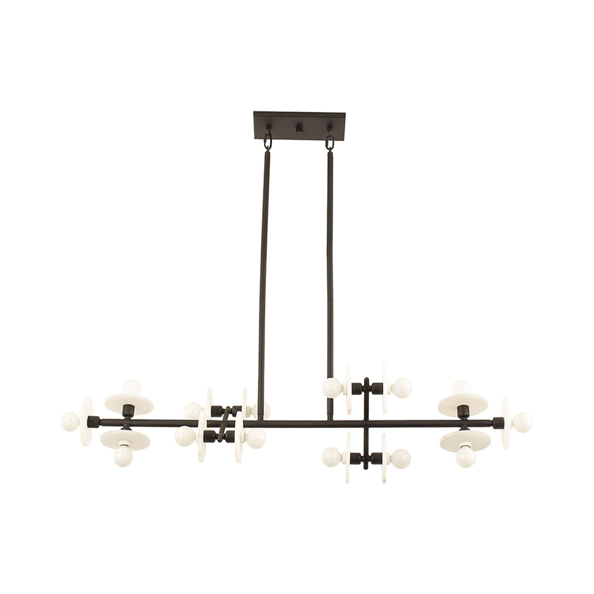 Savoy House Amani 14 - Light Chandelier in  Black Cashmere
