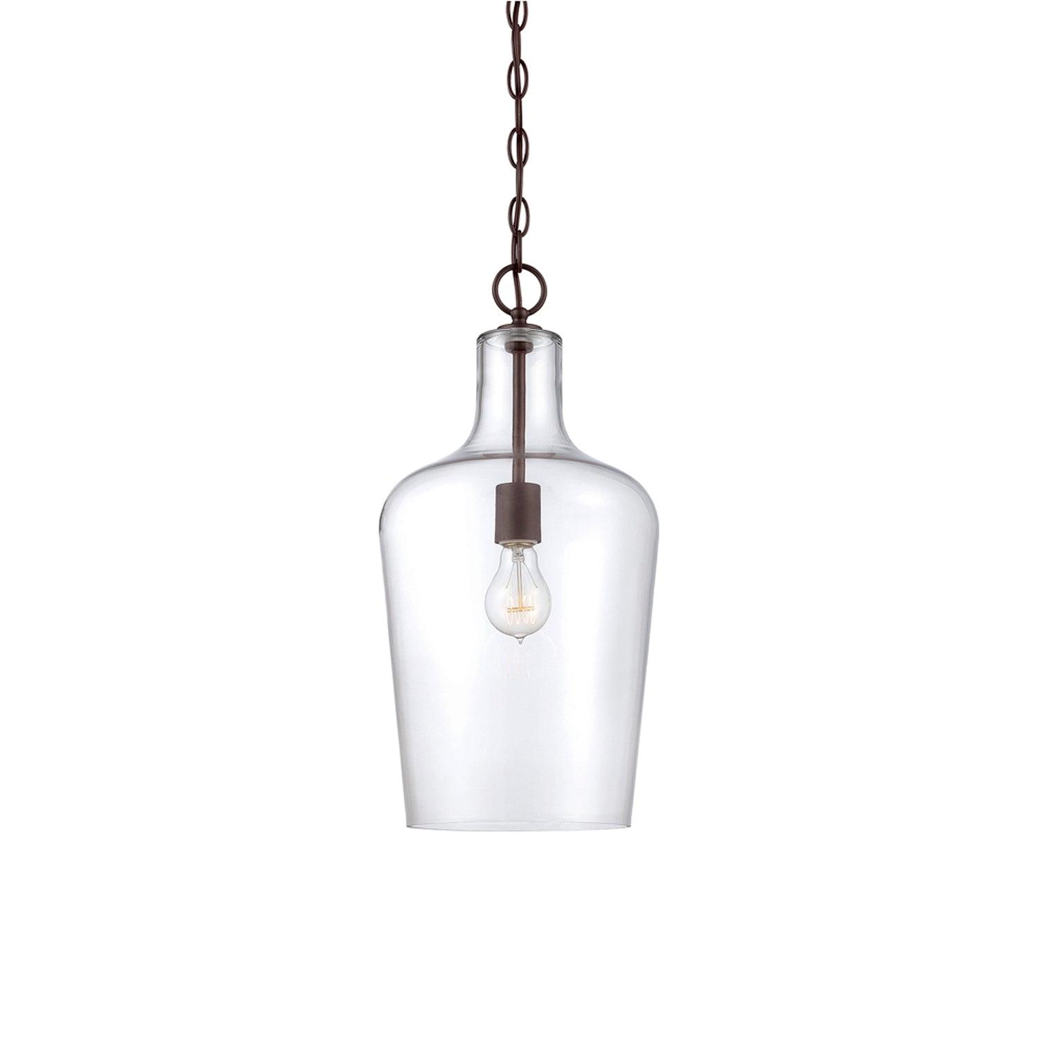 Savoy House Franklin 1 - Light Pendant in  English Bronze