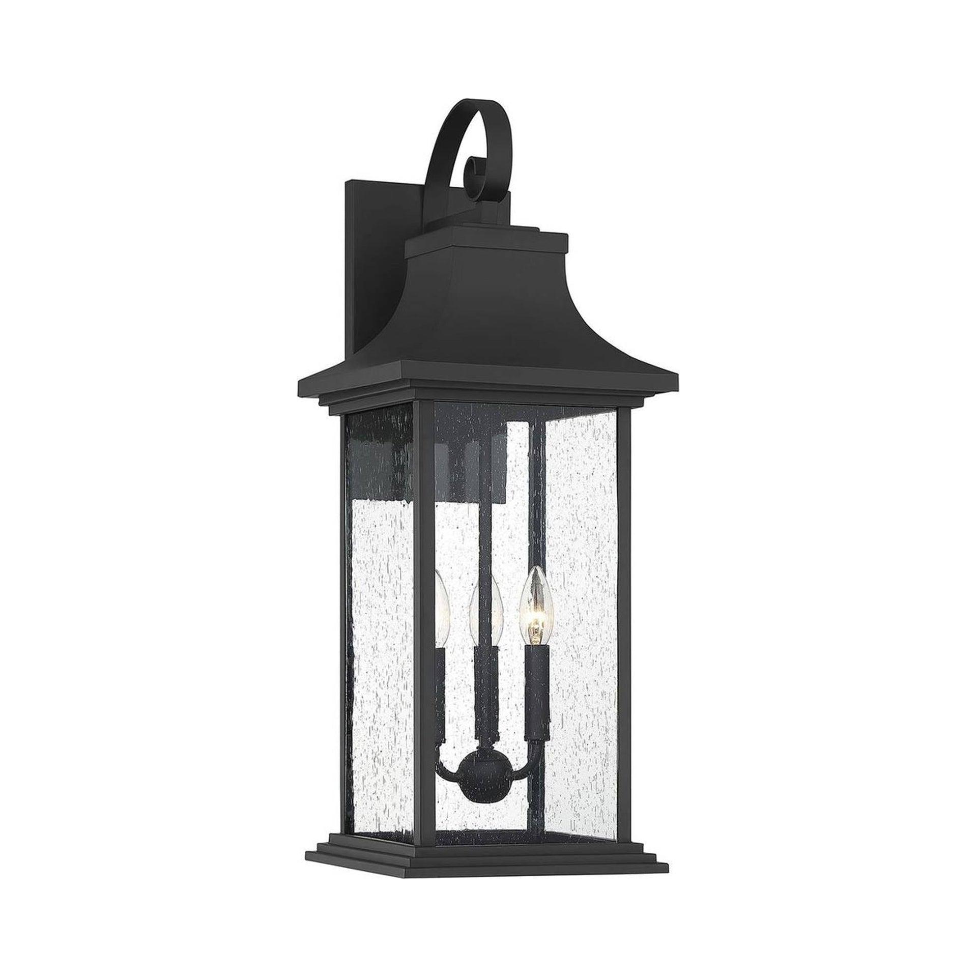 Savoy House Hancock 3 - Light Wall Light in  Matte Black