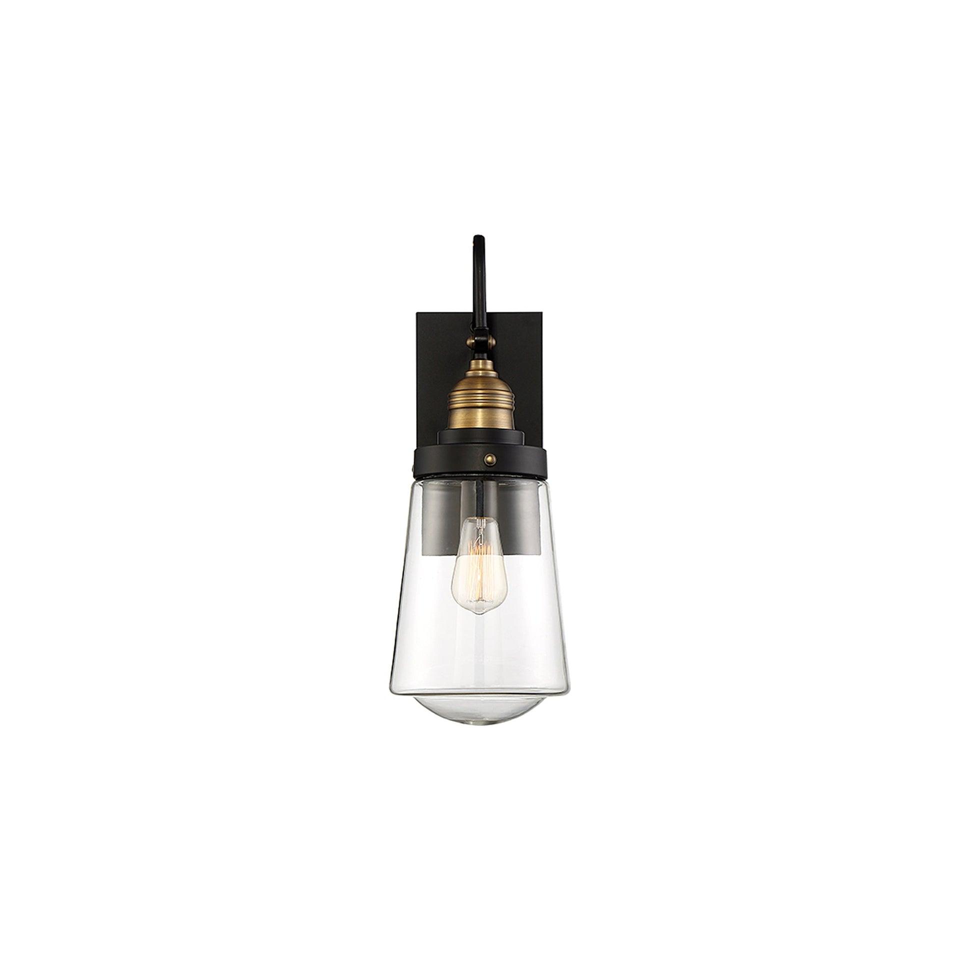 Savoy House Exterior Collections 1 - Light Pendant in  Vintage Black/Warm Brass