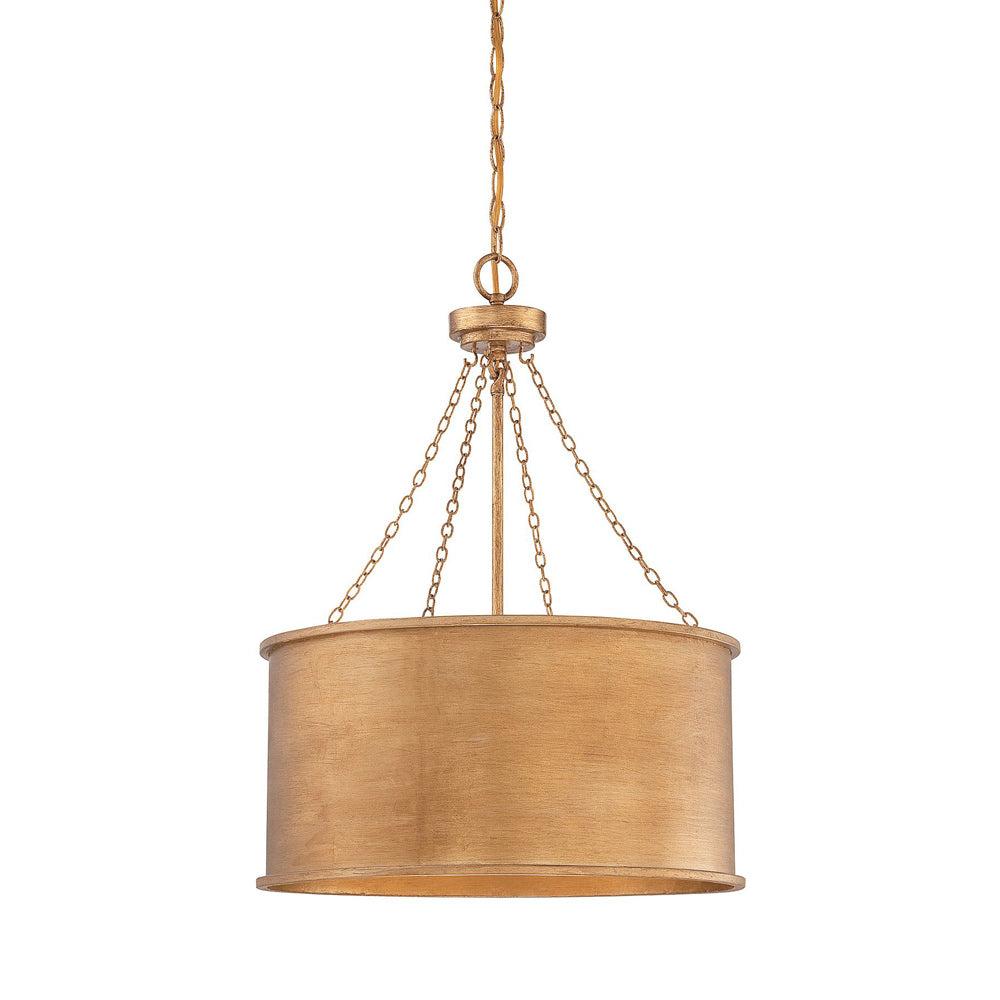 Savoy House Rochester 4 - Light Pendant in  Gold Patina