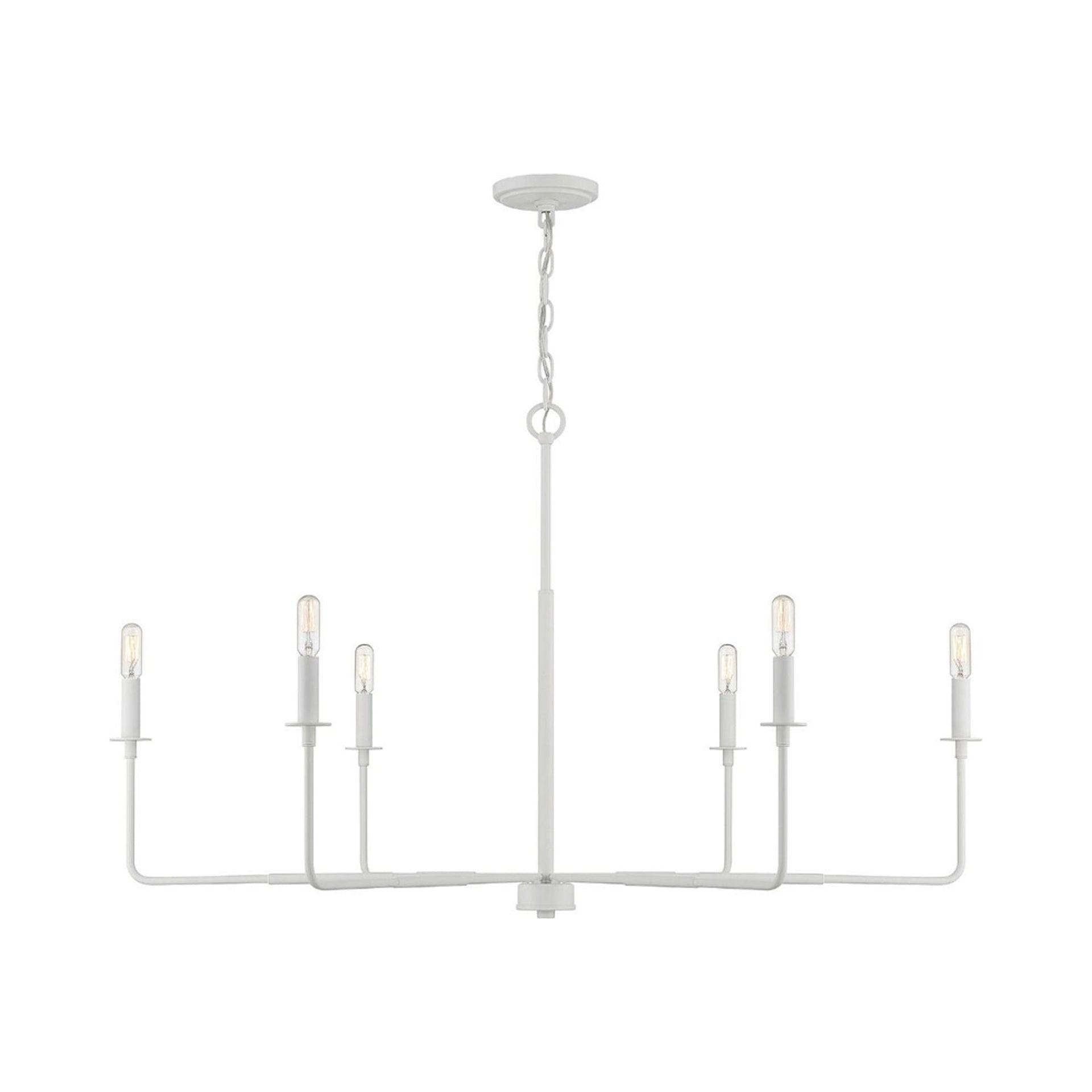 Alysa 6 - Light Dimmable Classic / Traditional Chandelier