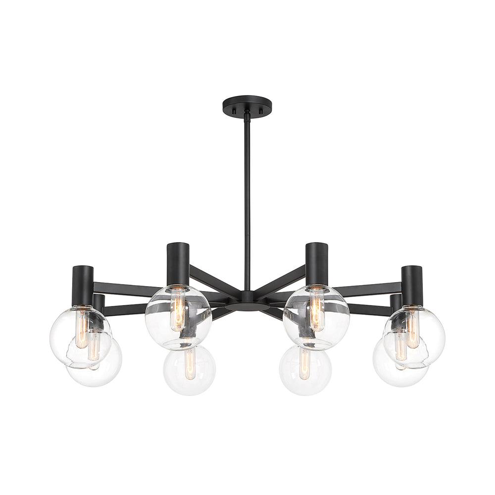 Savoy House Wright 8 - Light Chandelier in  Matte Black