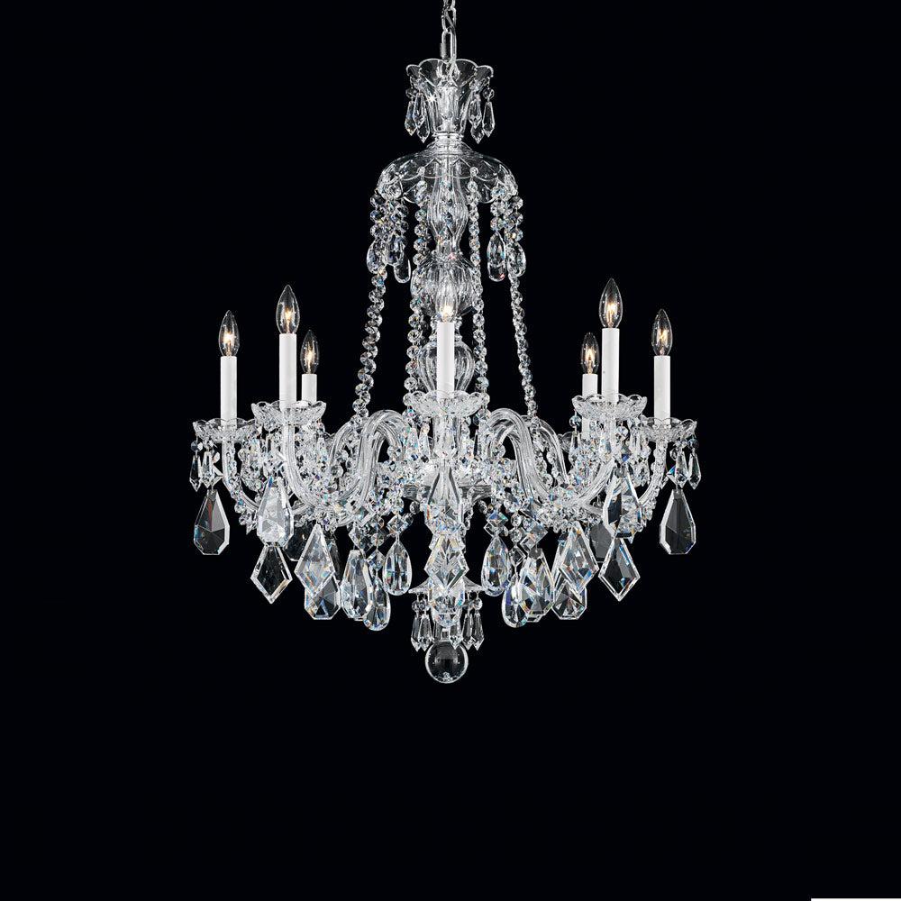 Hamilton 8 - Light Glass Classic / Traditional Chandelier