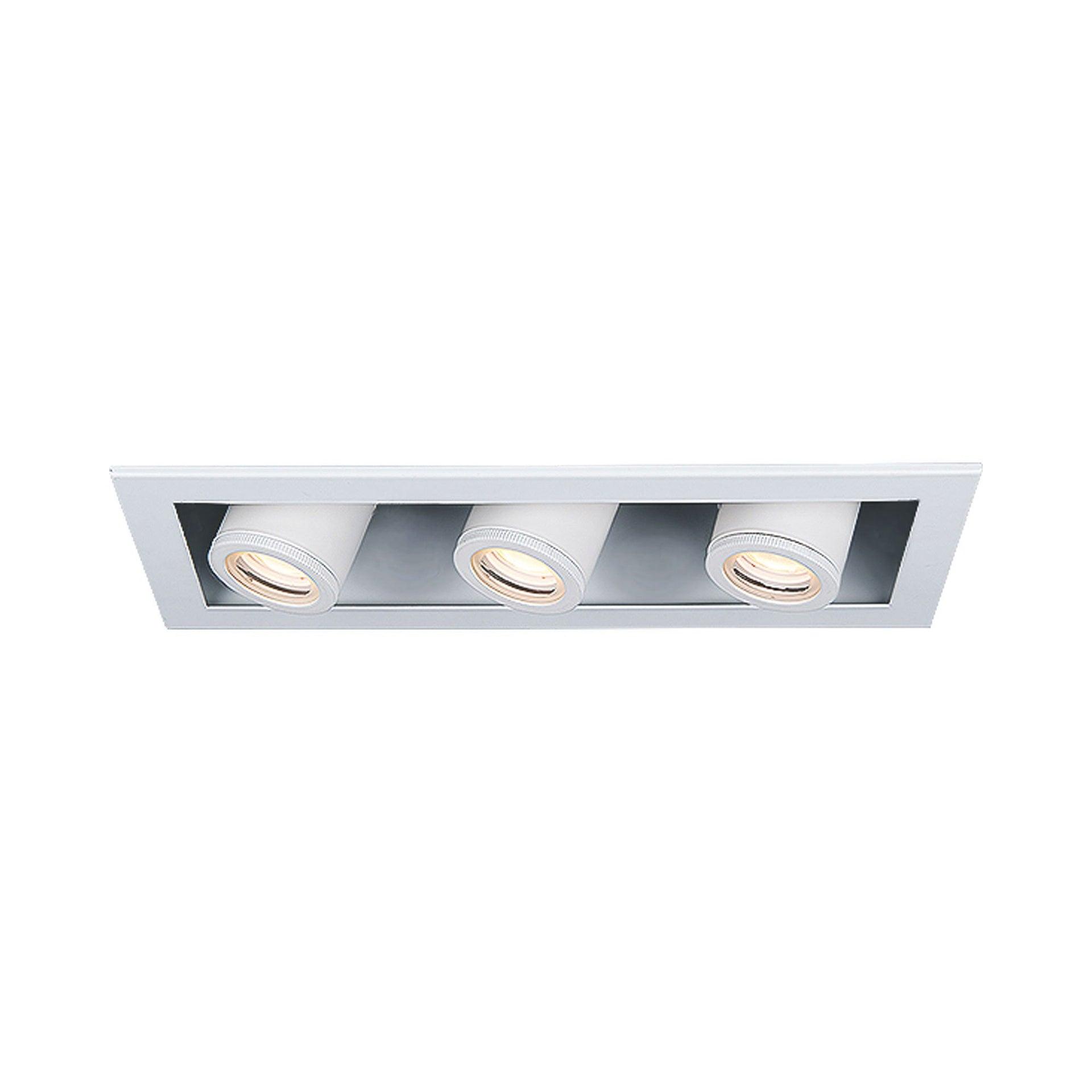 Silo Multiples 23" White Aluminum 3-LED Indoor/Outdoor Light