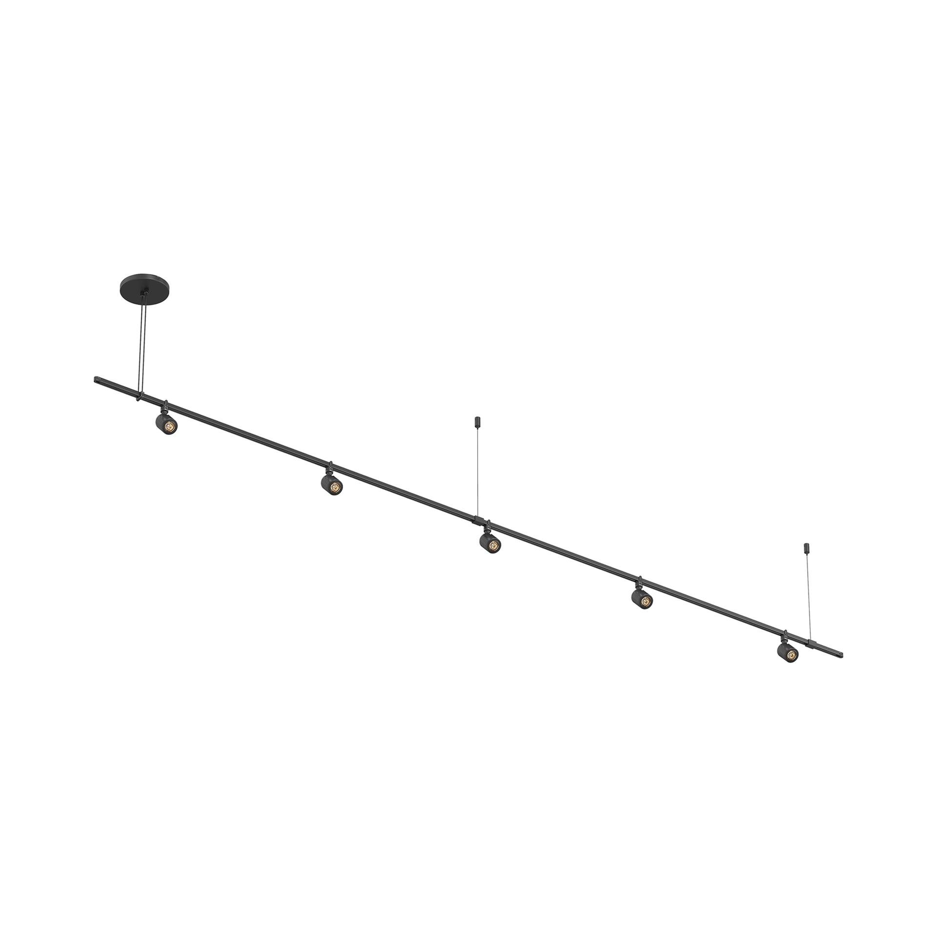 SONNEMAN Suspenders® 5 - Light Satin Black LED Kitchen Island Pendant