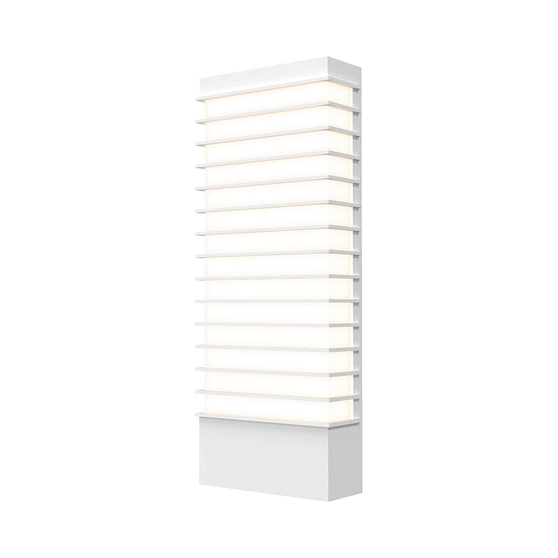 White Dimmable LED Wall Sconce with Acrylic Shade