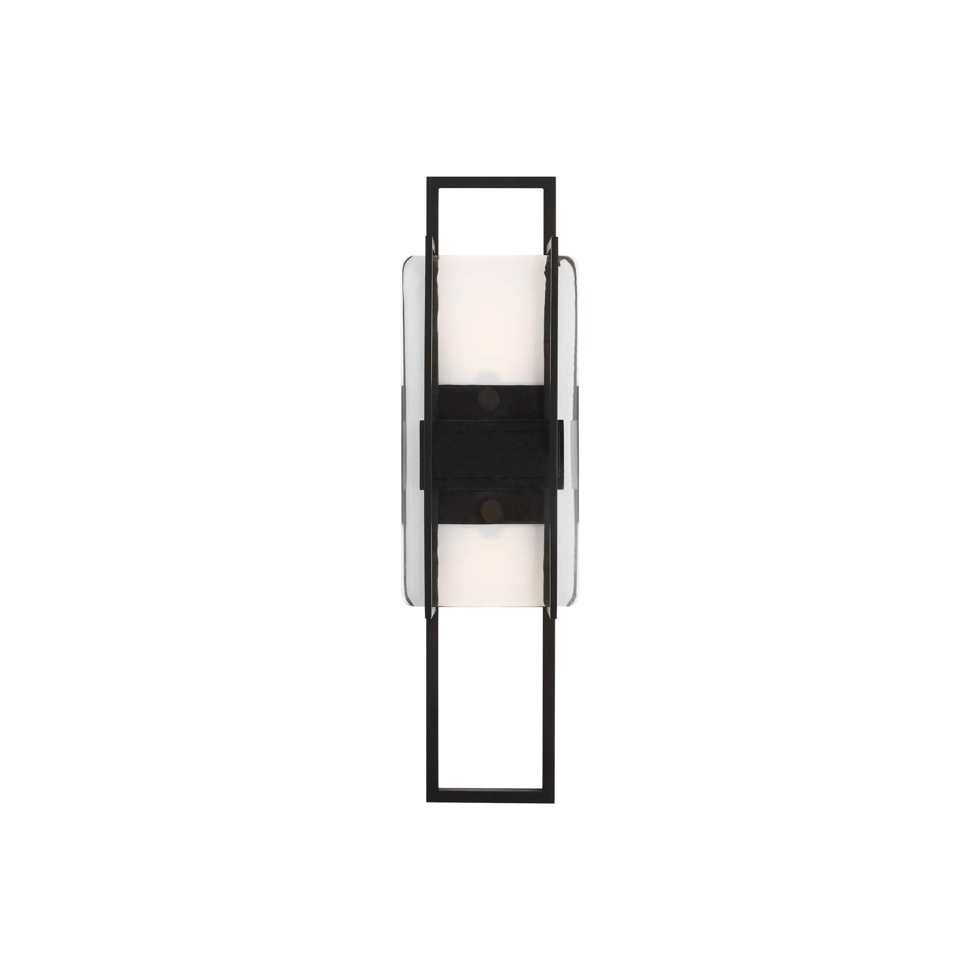 Duelle Nightshade Black LED Dimmable Wall Sconce