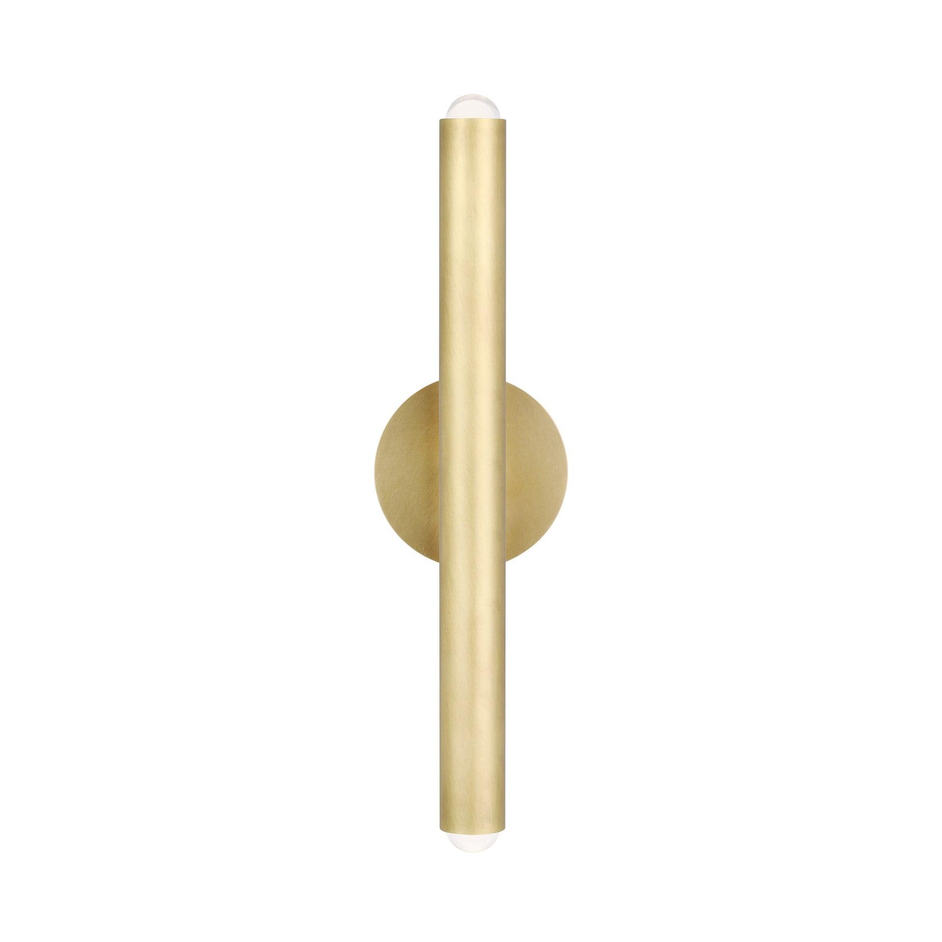 Elegant Brass 16" Dimmable LED Wall Sconce