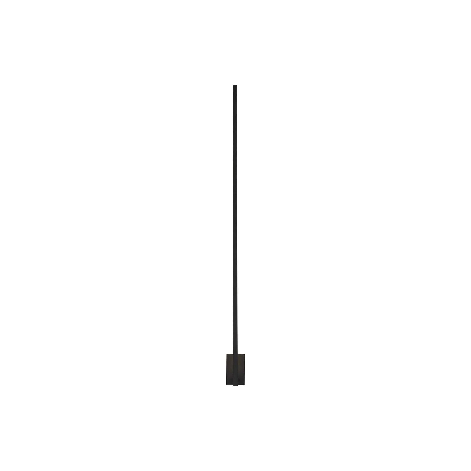 Nightshade Black 49" Dimmable LED Wall Sconce