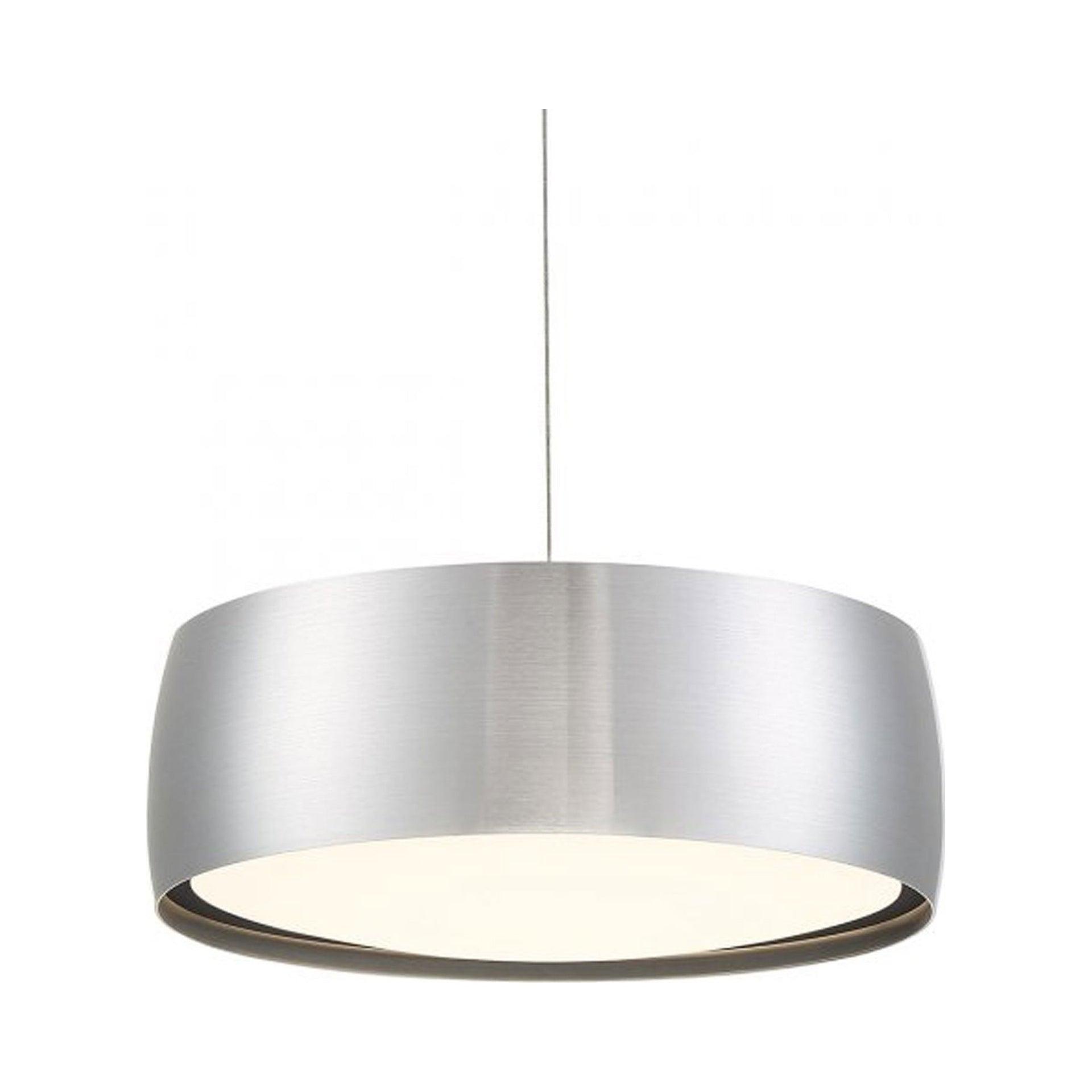 WAC Lighting Tic Toc 14" LED 3000K Contemporary Aluminum Pendant in Chrome