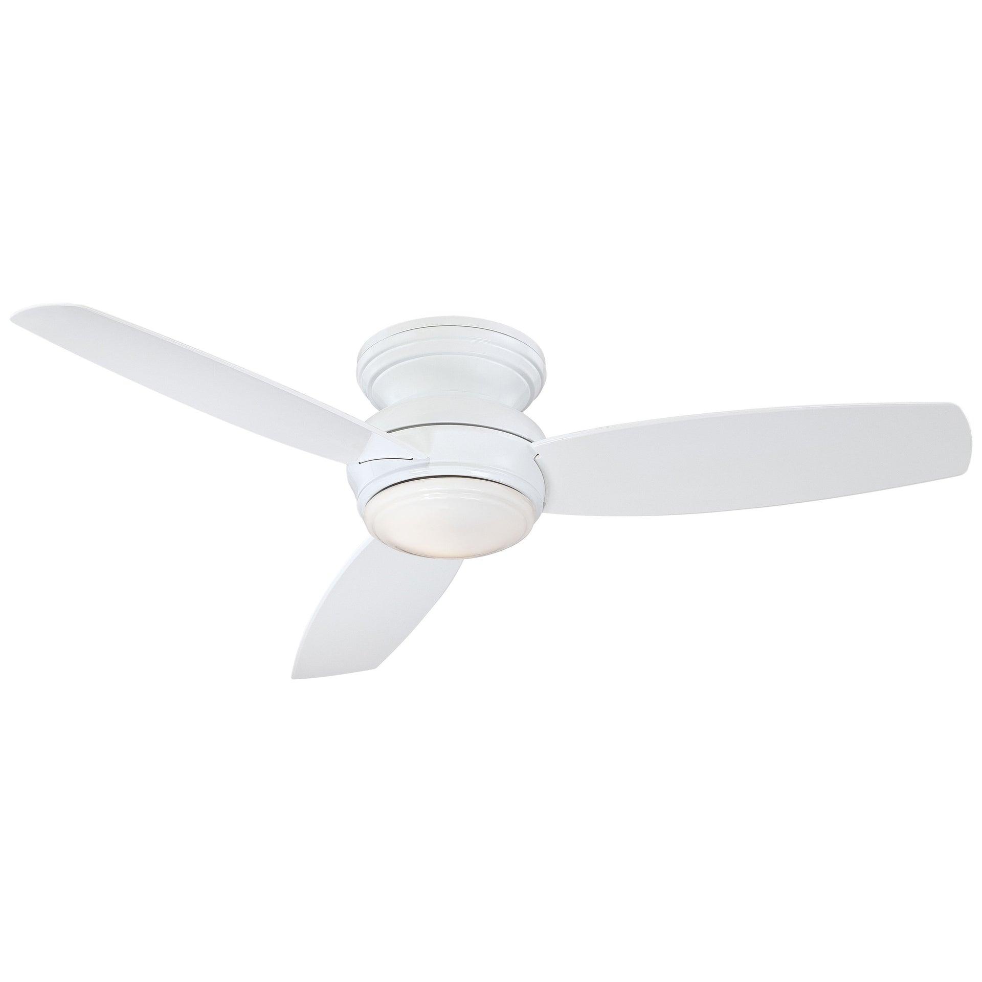 Minka Aire 52" Concept 3 - Blade Outdoor LED Propeller Ceiling Fan with Wall Control and Light Kit Included