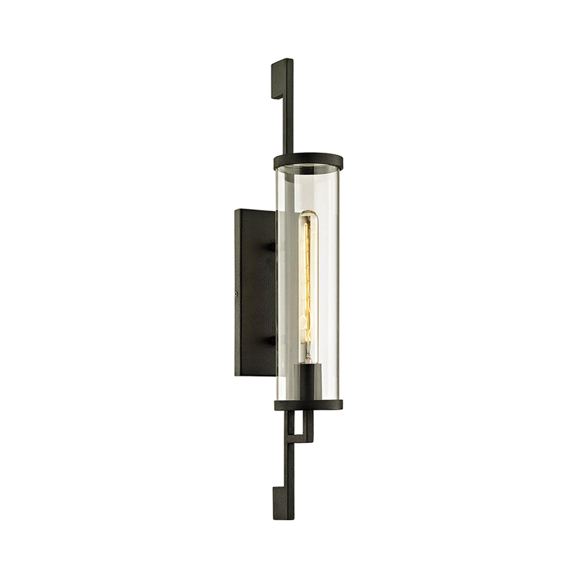 Troy Lighting Park Slope 1 - Light Wall Light in  Iron Clear Shade