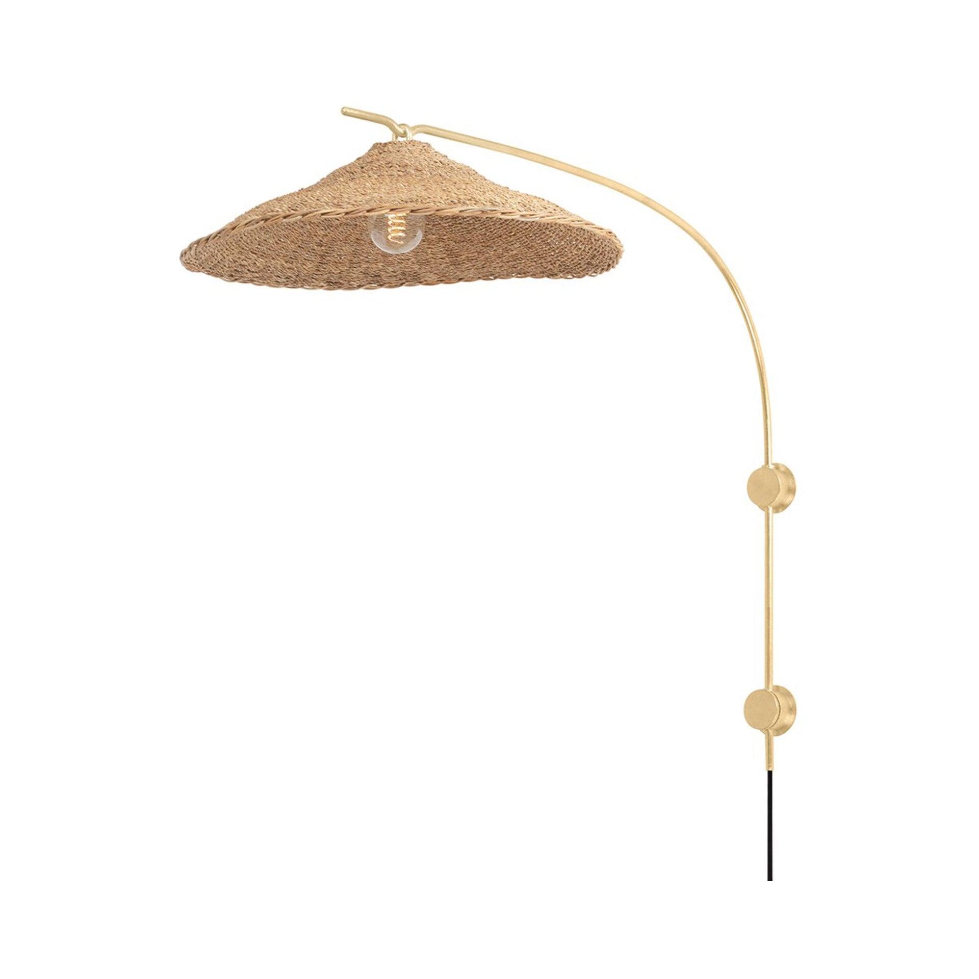 Nura Plug-In Sconce - Natural