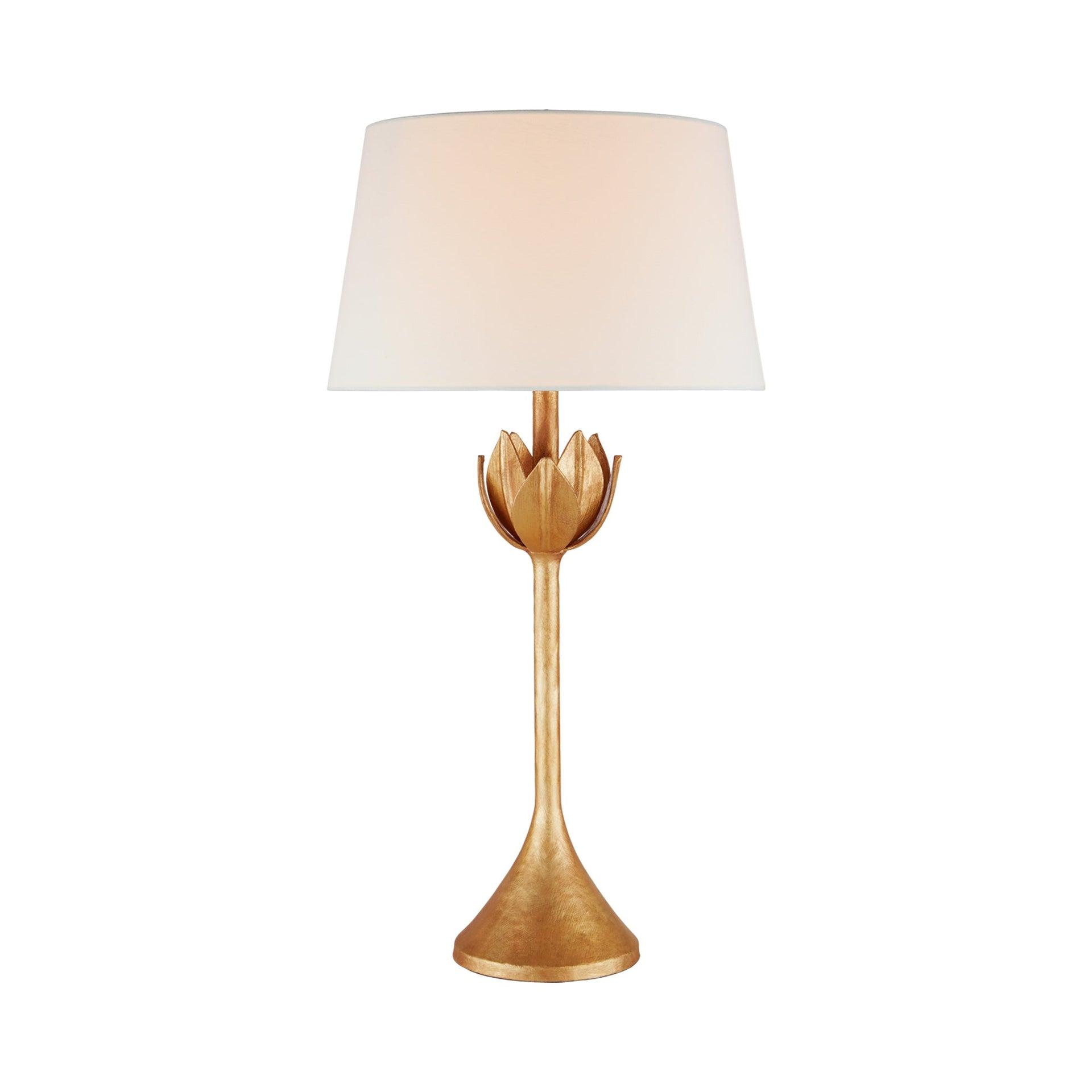 Alberto Edison 32'' Antique Gold Leaf Outdoor Table Lamp