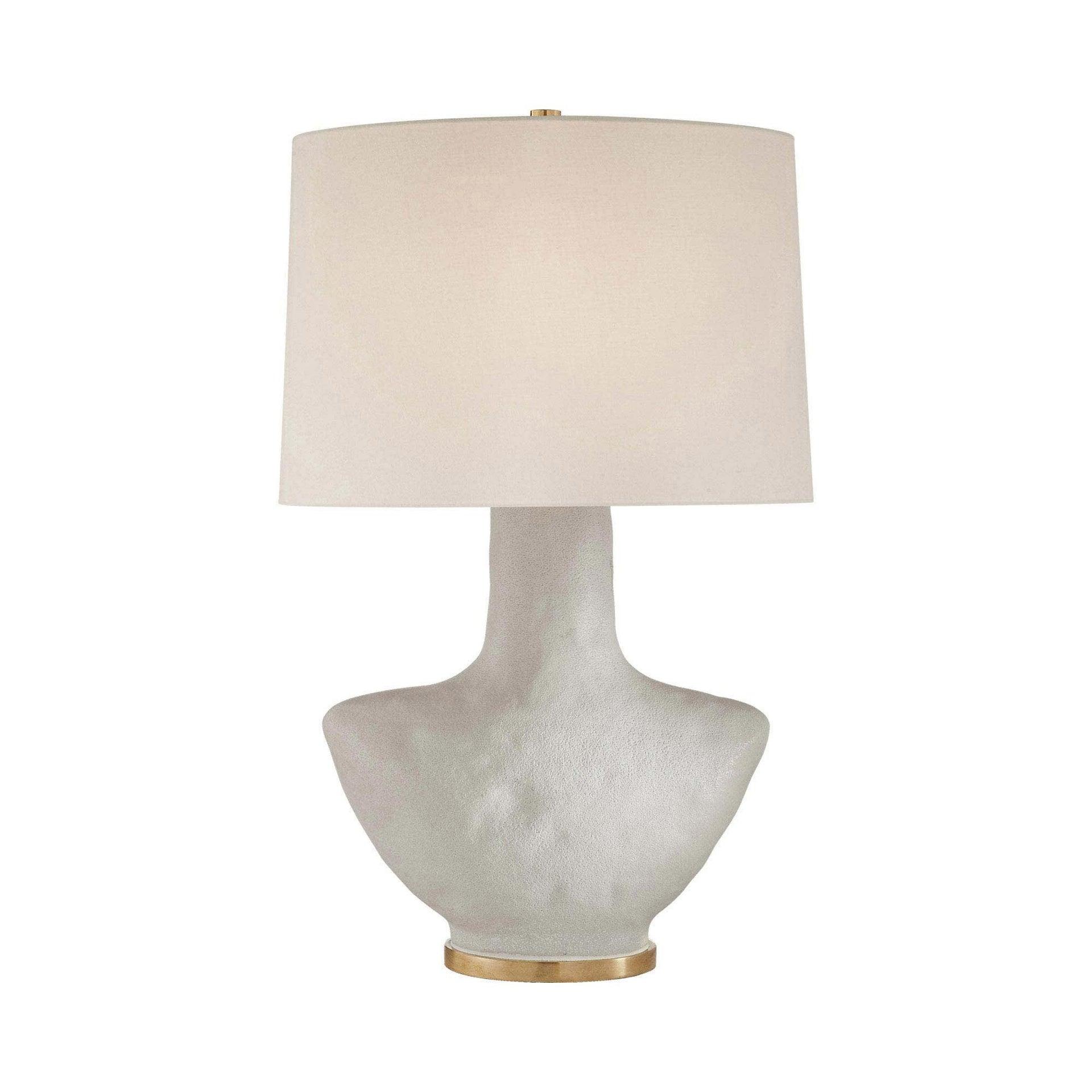 Edison 28" White Ceramic Outdoor Table Lamp