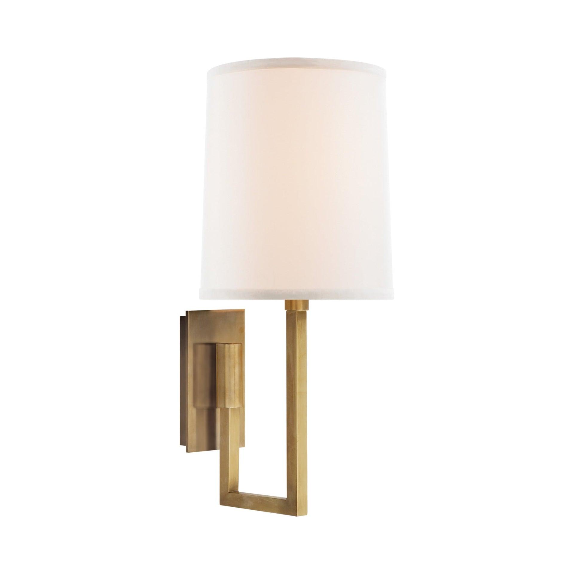 14.5" Brass Bronze Dimmable Direct Wired Wall Sconce