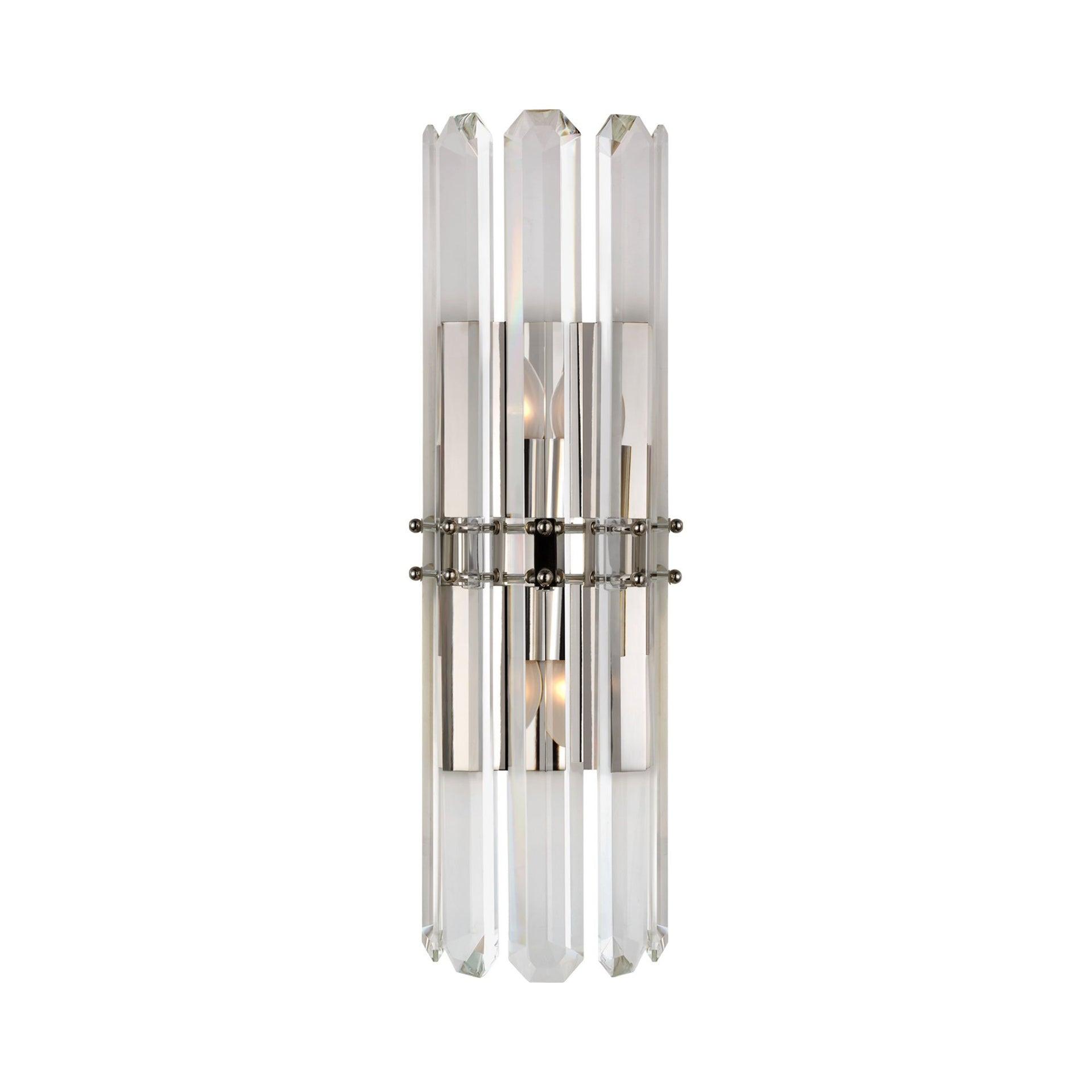Bonnington Sleek 22" Nickel Hallway/Bathroom Sconce