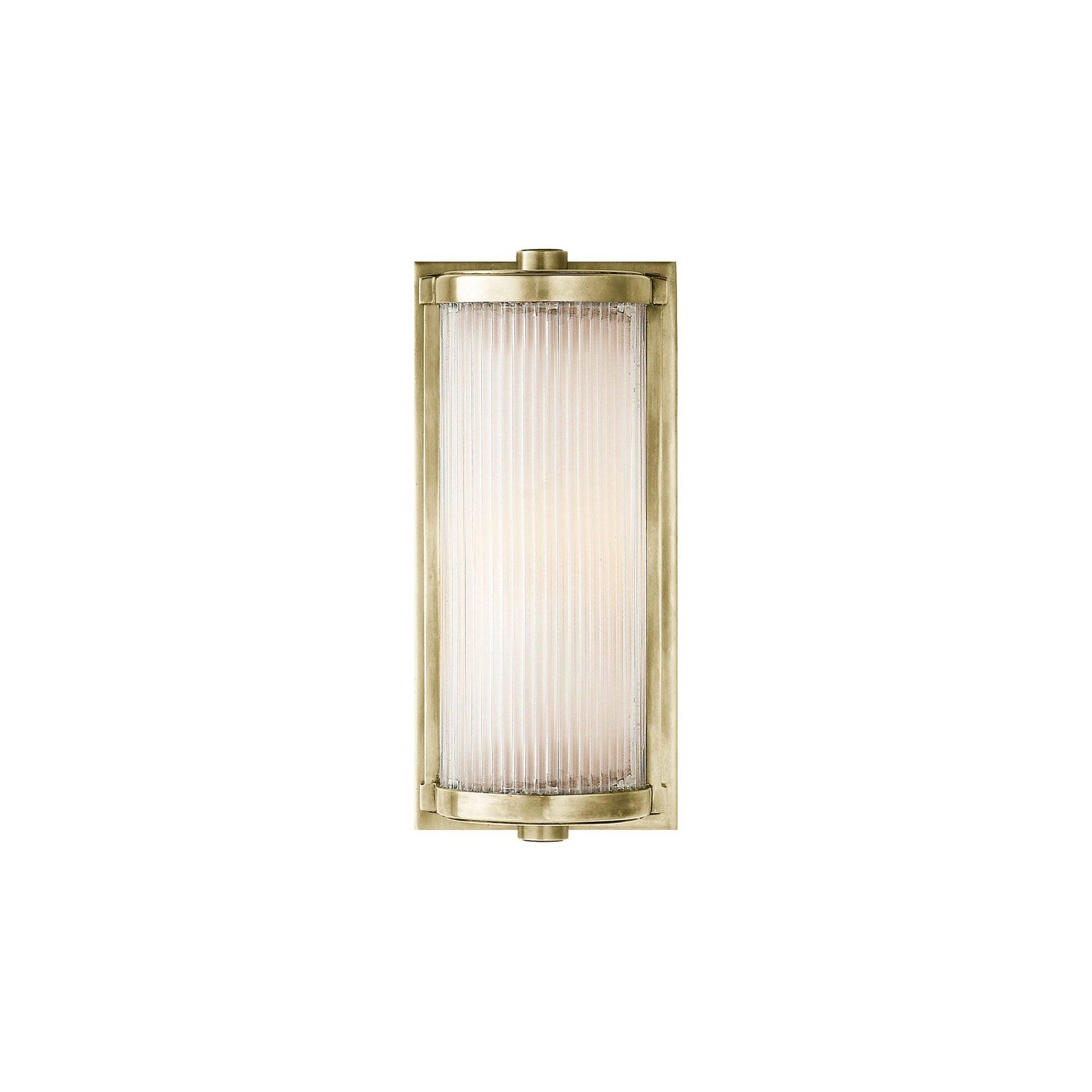 Antique Nickel 10.75'' Outdoor Dimmable Direct Wired Sconce