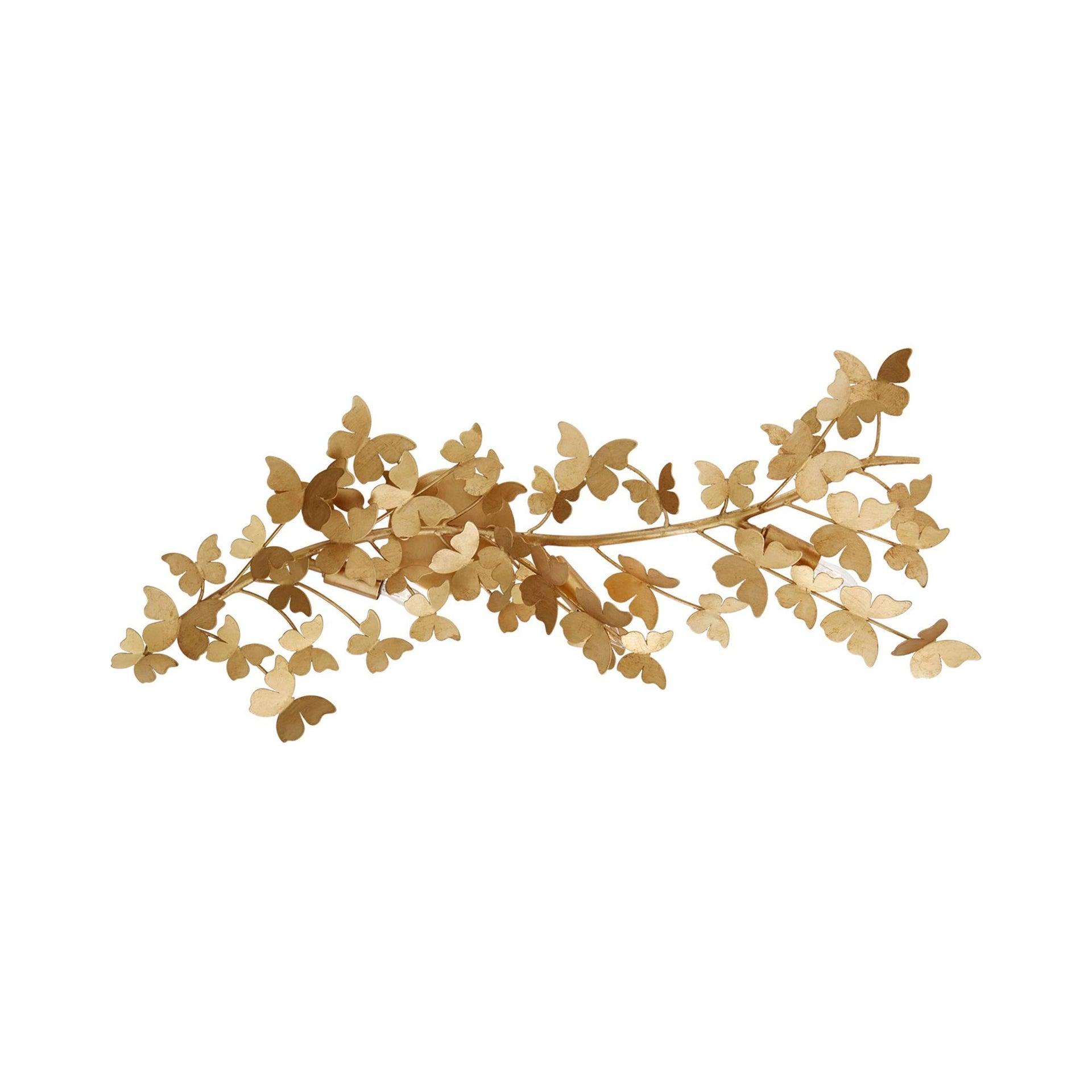 Farfalle Silver 28.75'' Direct Wired Dimmable Wall Sconce