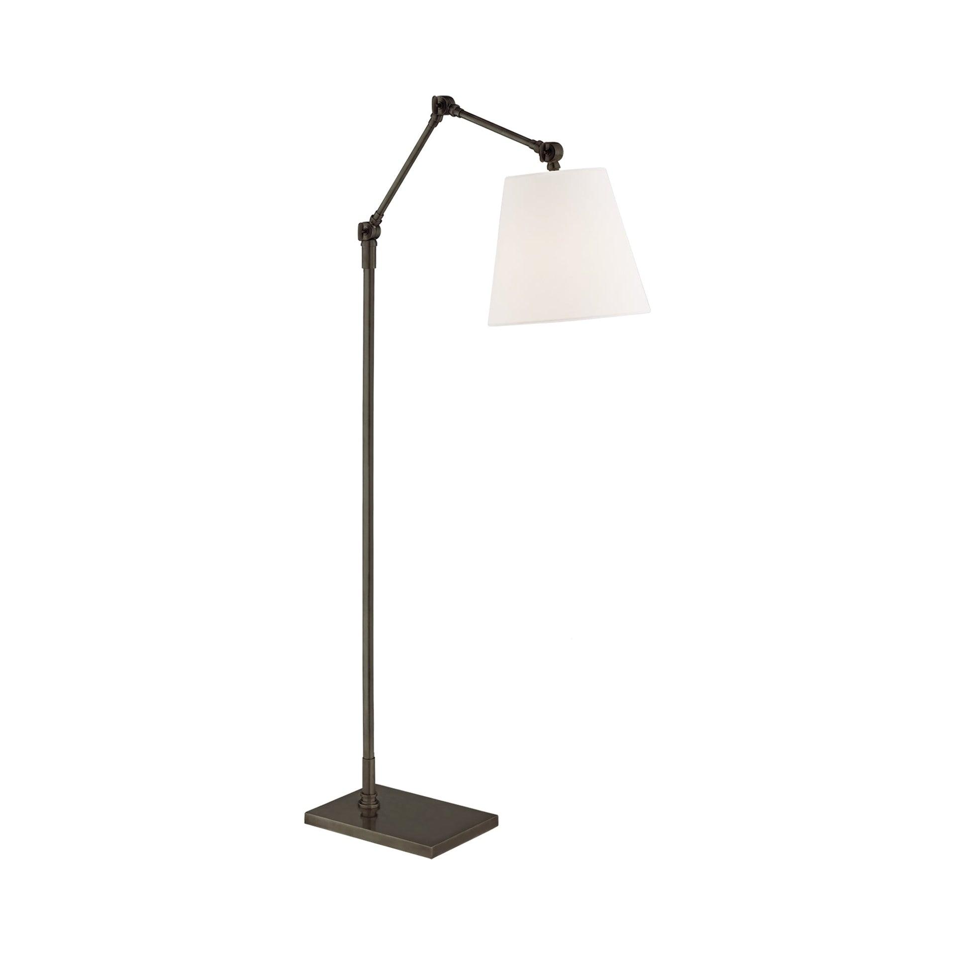 Edison Adjustable Outdoor Bronze Articulating Floor Lamp