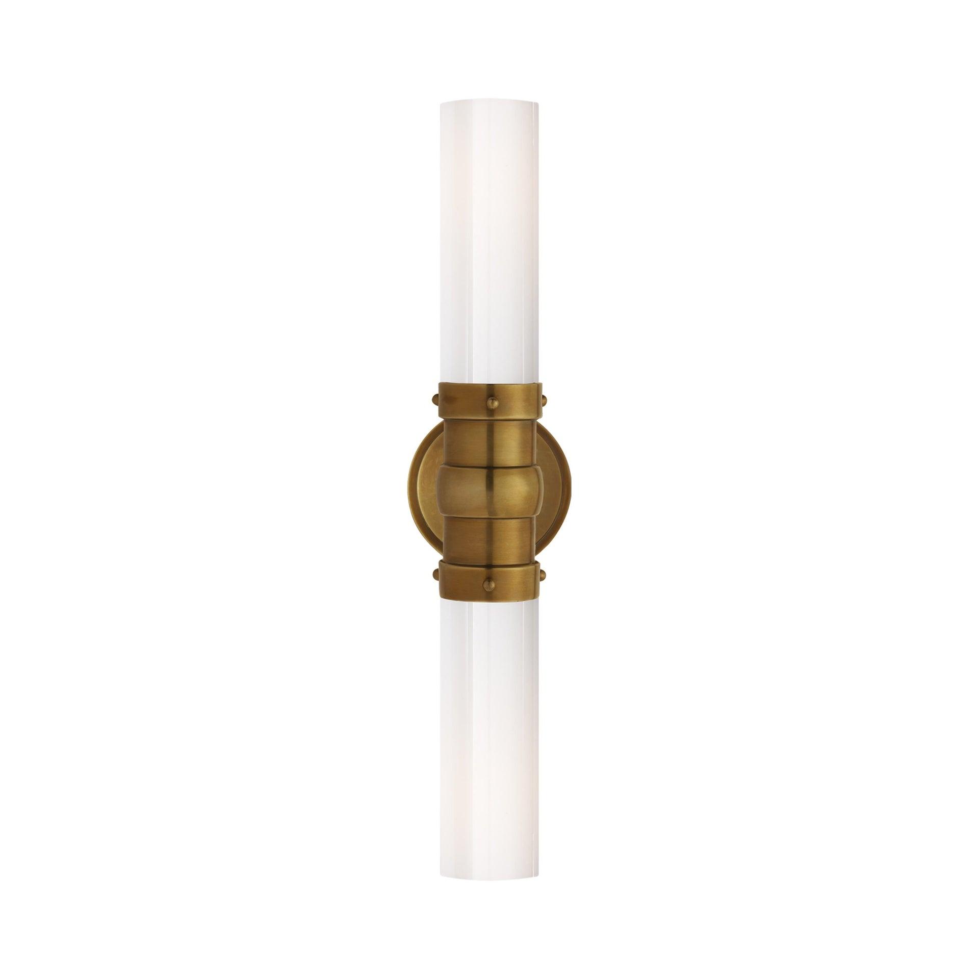 Hand-Rubbed Antique Brass Outdoor Dimmable Sconce
