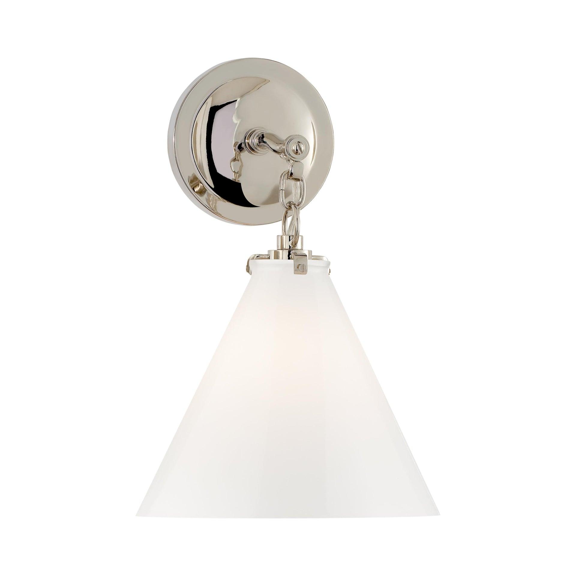 14.4" Bronze Dimmable Direct Wired Wall Sconce with Glass Shade