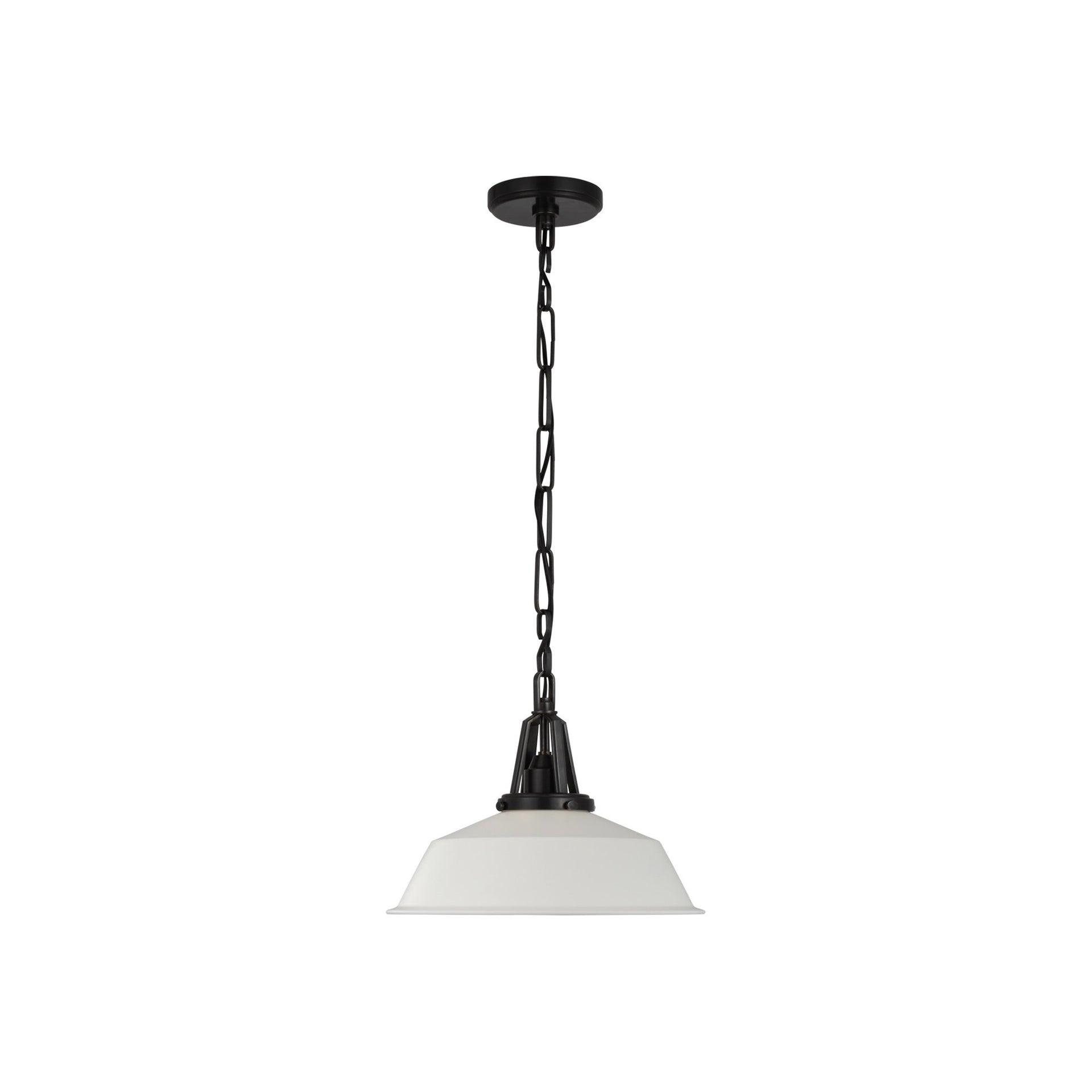 Layton 14-Inch Bronze and Matte Black LED Pendant