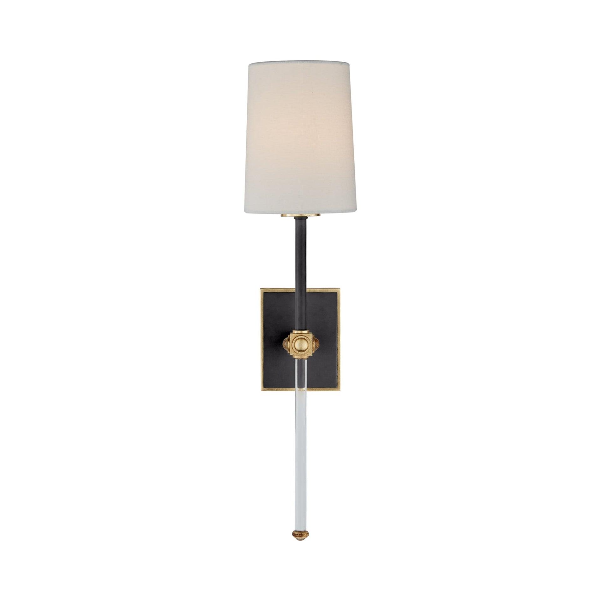 Matte Black Dimmable Direct Wired Electric Sconce