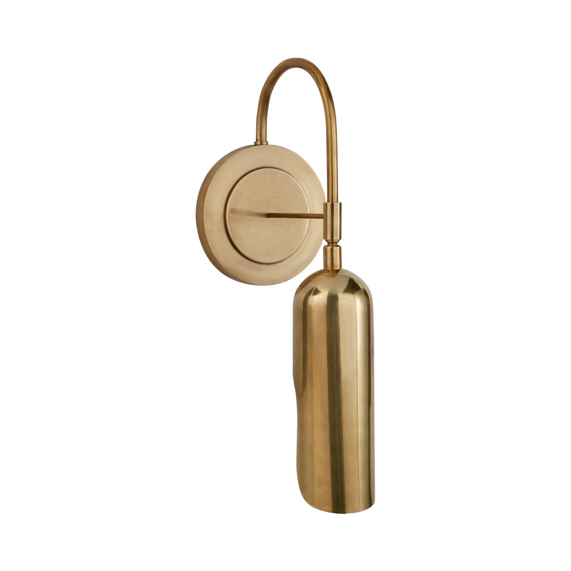 Lucien Antique Brass Dimmable Wall Sconce