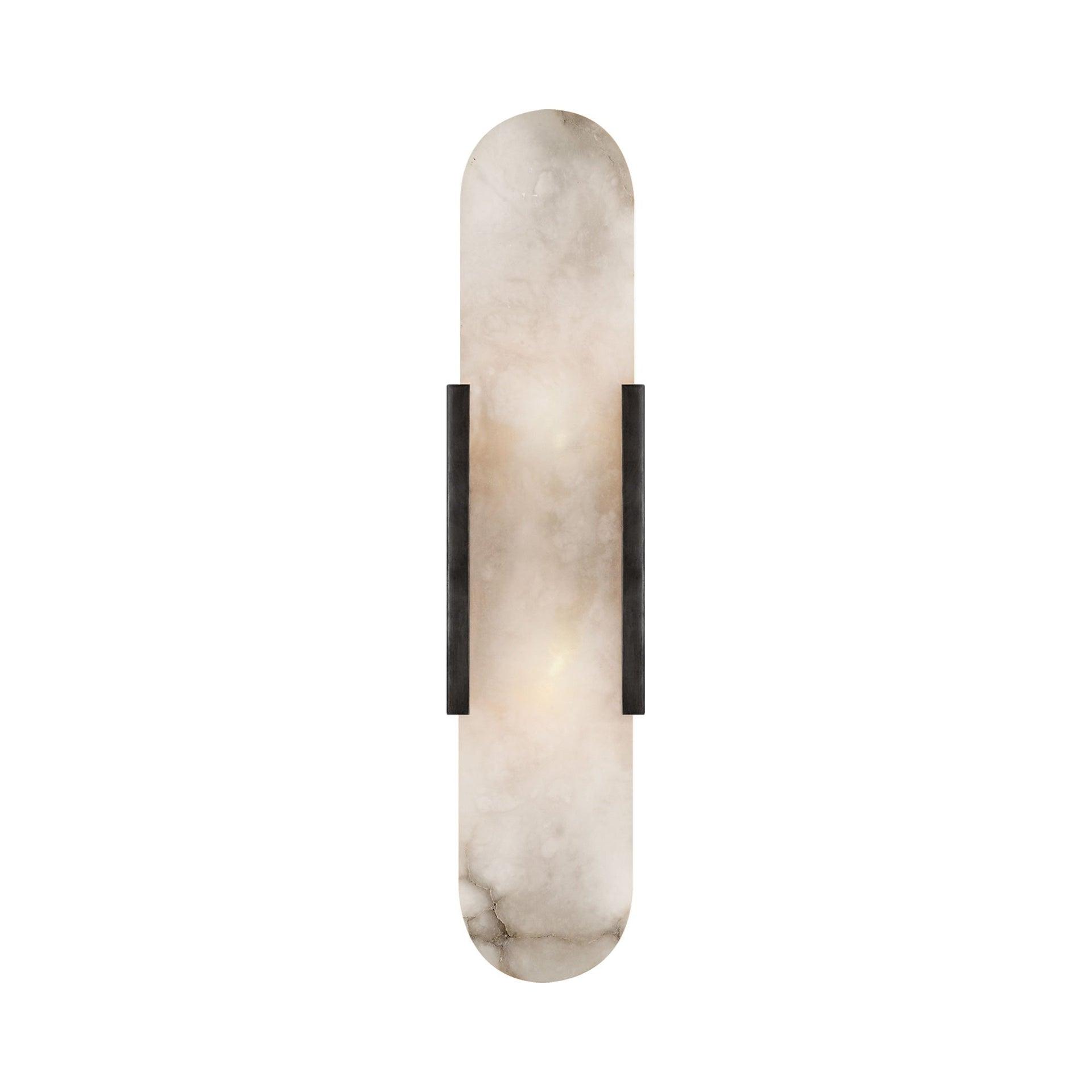20" Black Bronze Dimmable Direct Wired Sconce