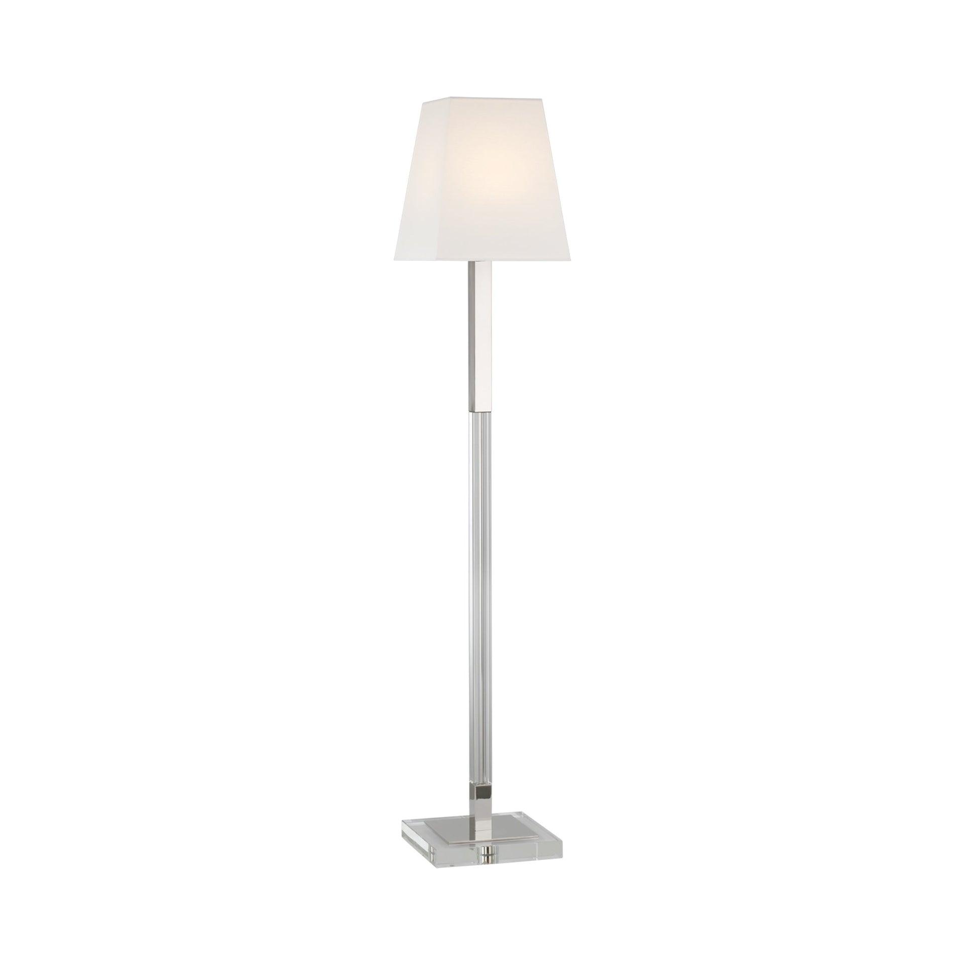 Reagan Adjustable 52" Silver Outdoor Chandelier-Style Floor Lamp