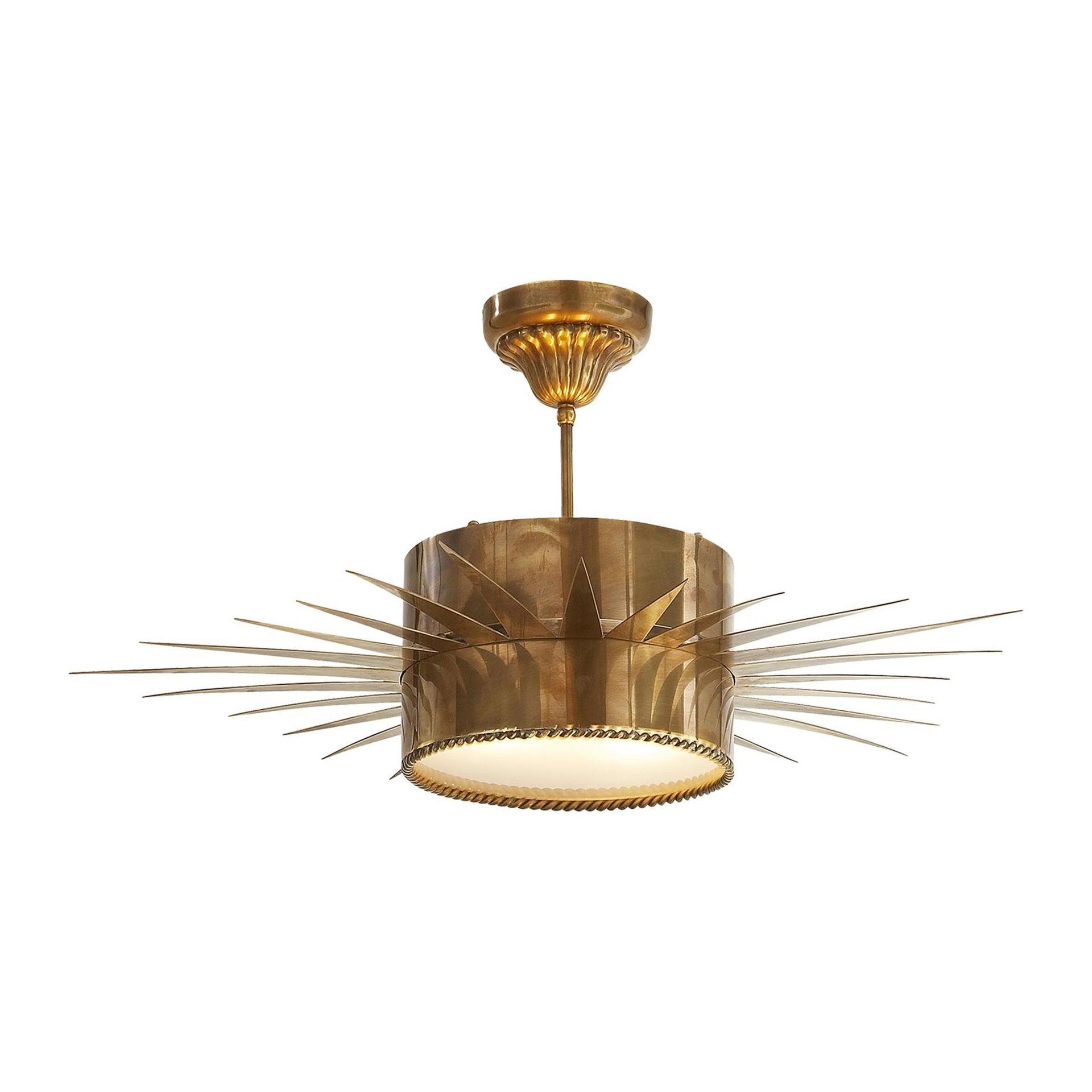 Soleil Semi Flush Ceiling Light