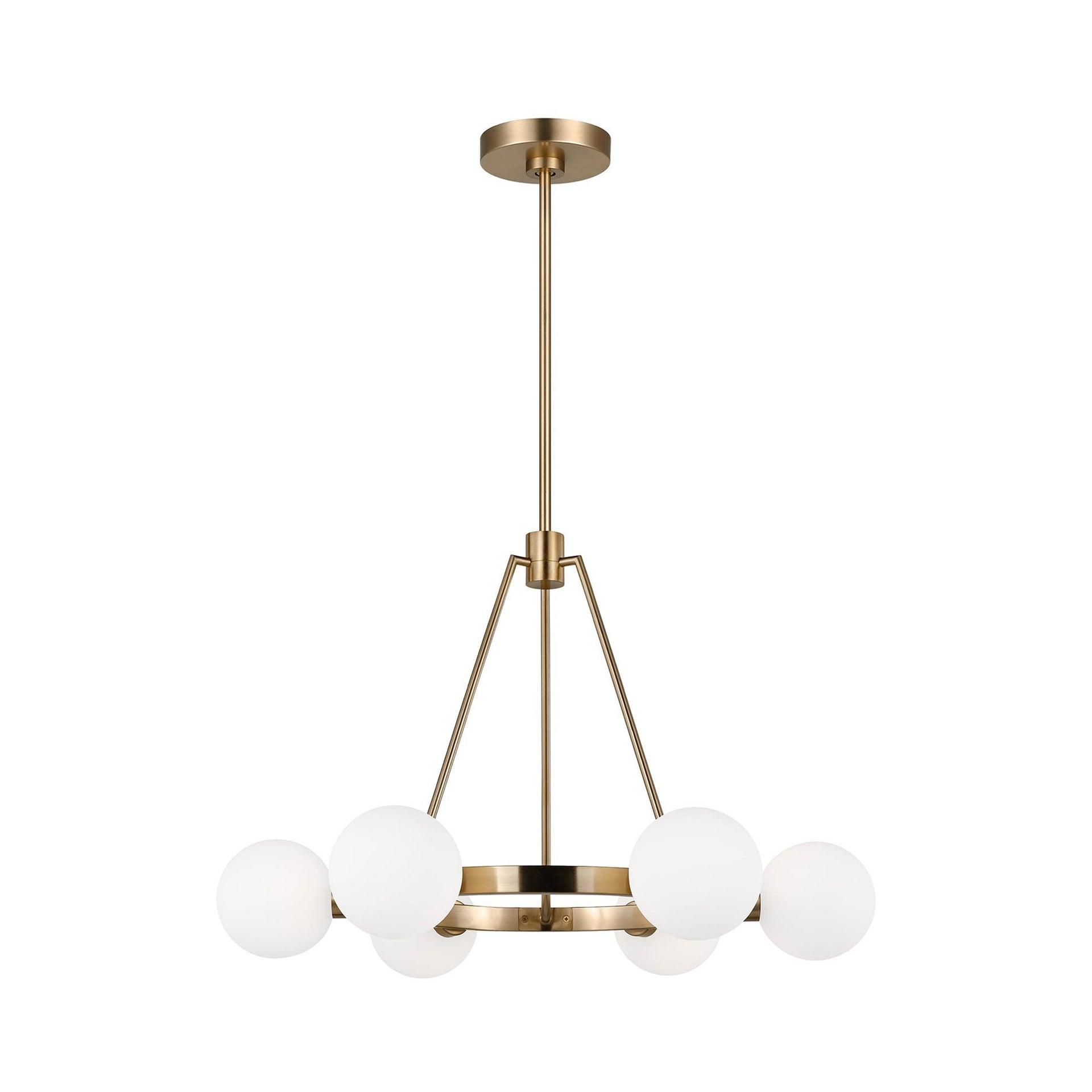 Helen 6 Light Metal Dimmable Chandelier