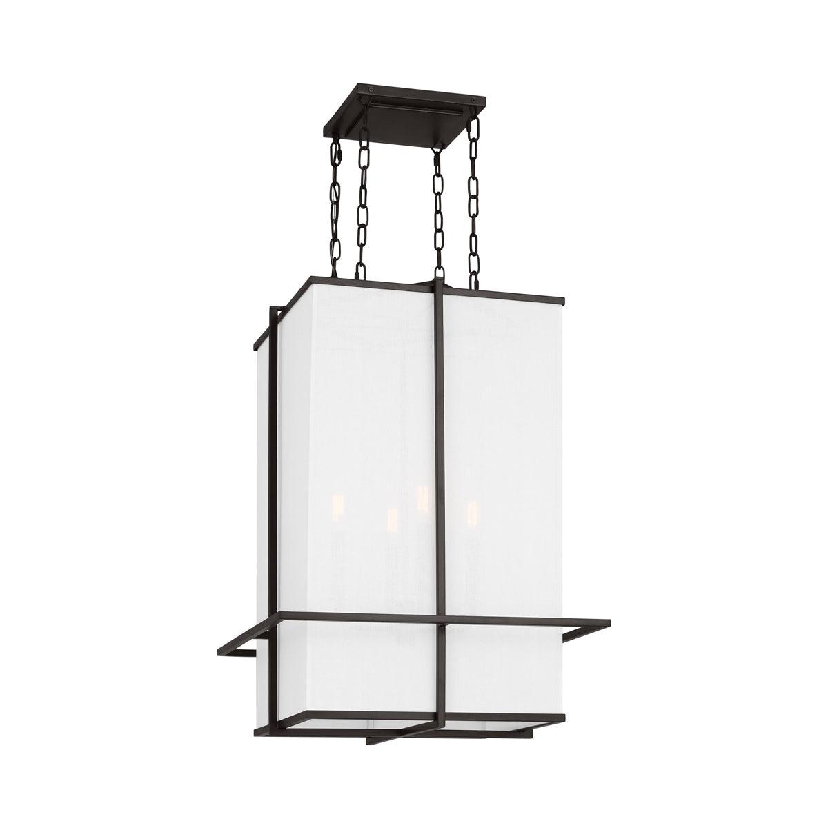 4 - Light Dimmable Lantern Square / Rectangle Chandelier