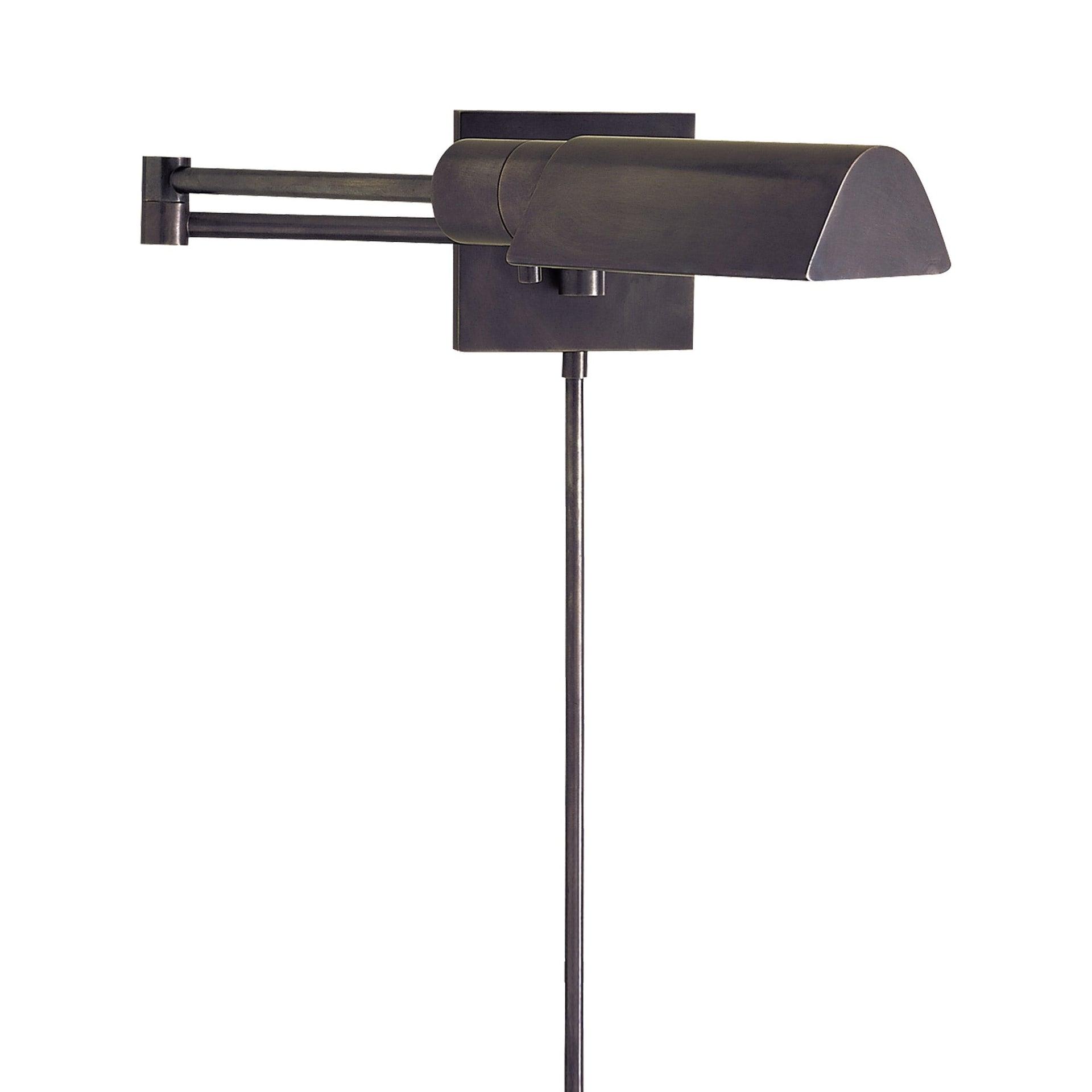 Studio Elegance 4.5'' Black and Bronze Swing Arm Sconce