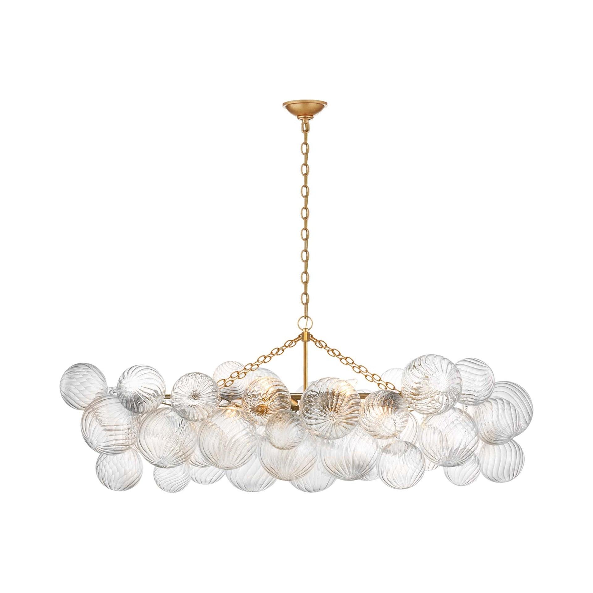 White Crystal Candle 8-Light Plug-in Chandelier